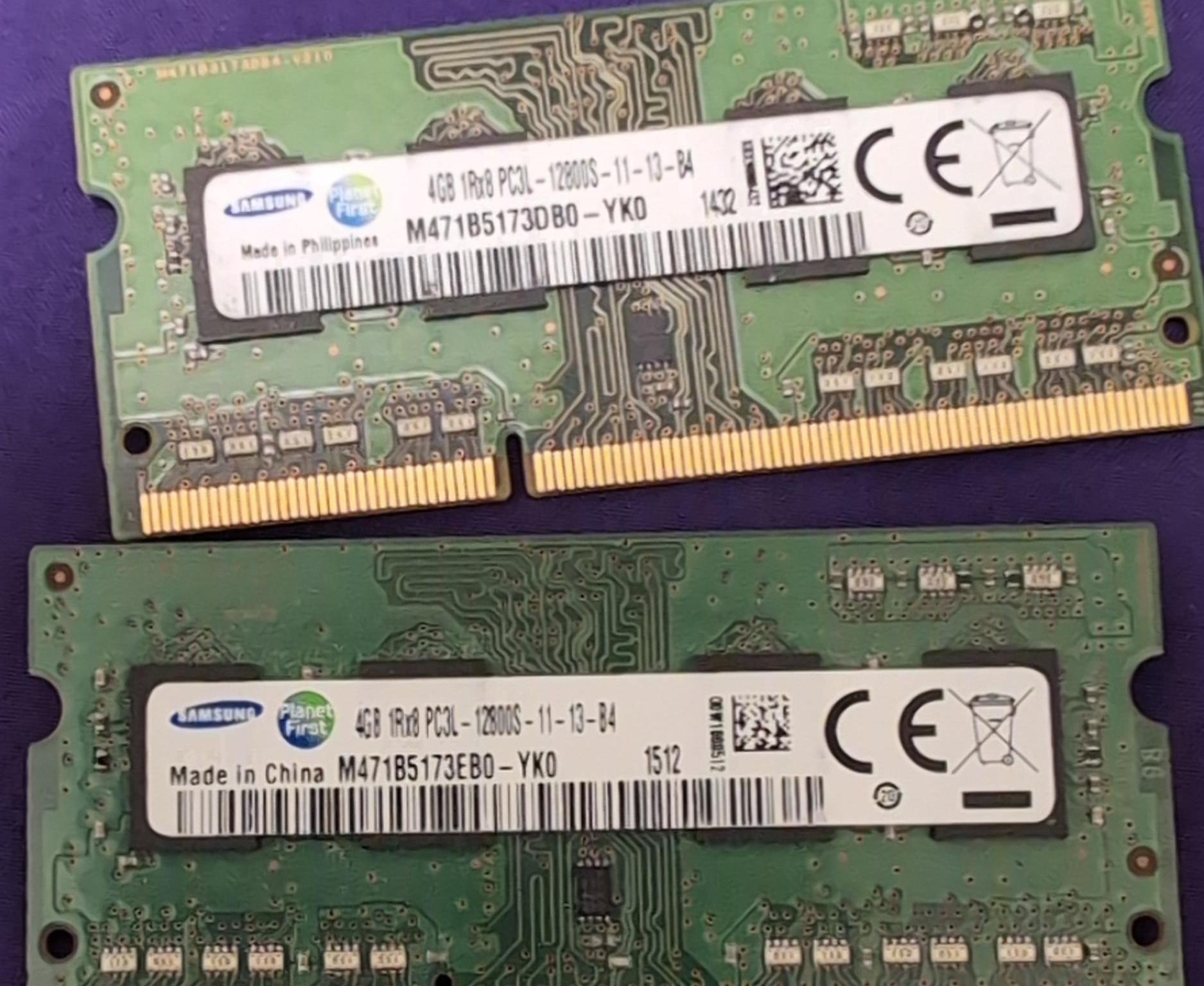m471b5173eb0-yk0 Samsung DDR3 SO-DIMM