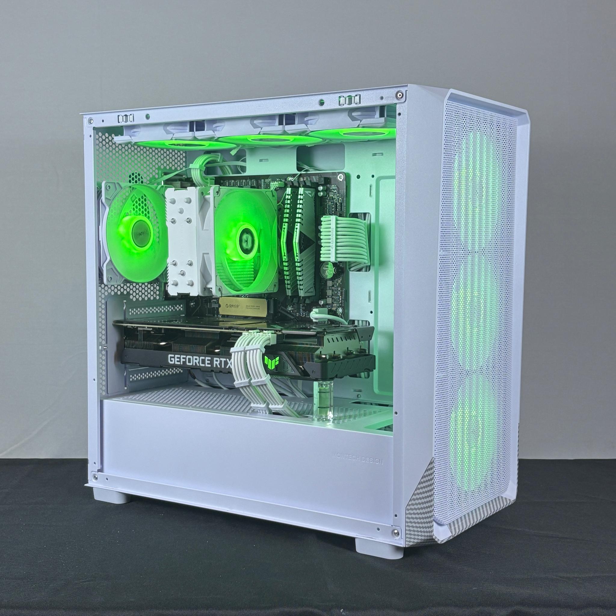 🤍 White RTX 3070 + Ryzen 7 3700X Gaming PC | 16GB DDR4 | ARGB Control