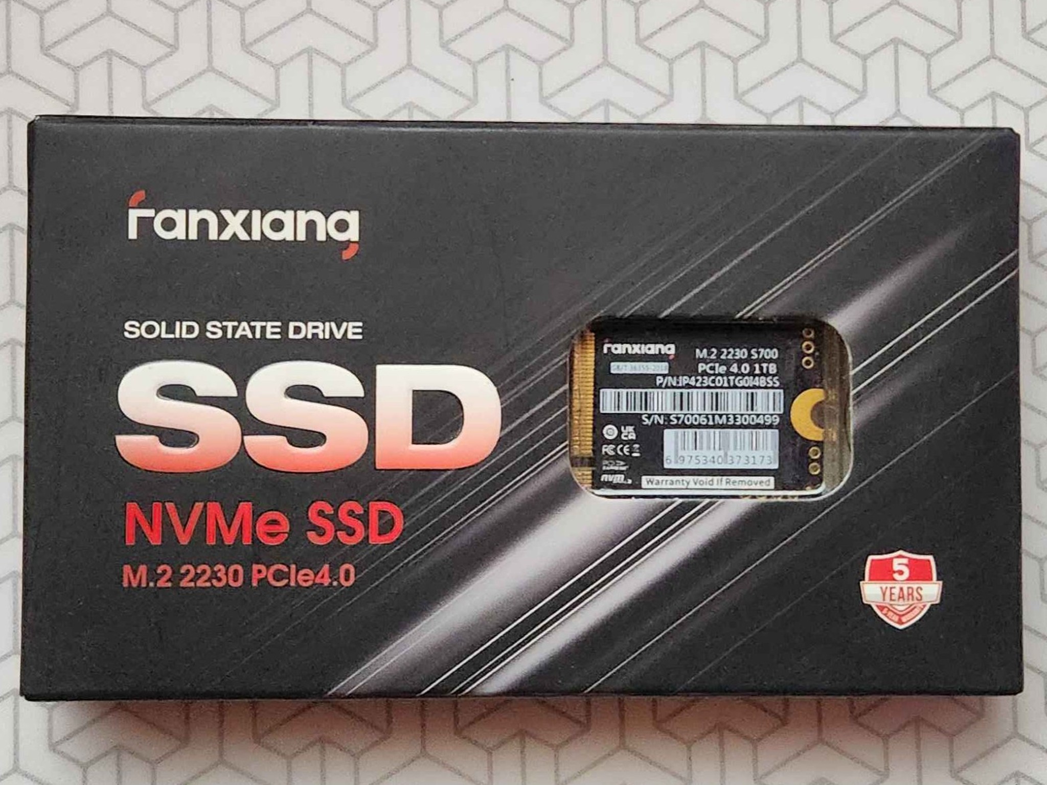 FanXiang S700 PCIe 4.0 NVMe M.2 SSD 1T – Blazing-Fast Speeds