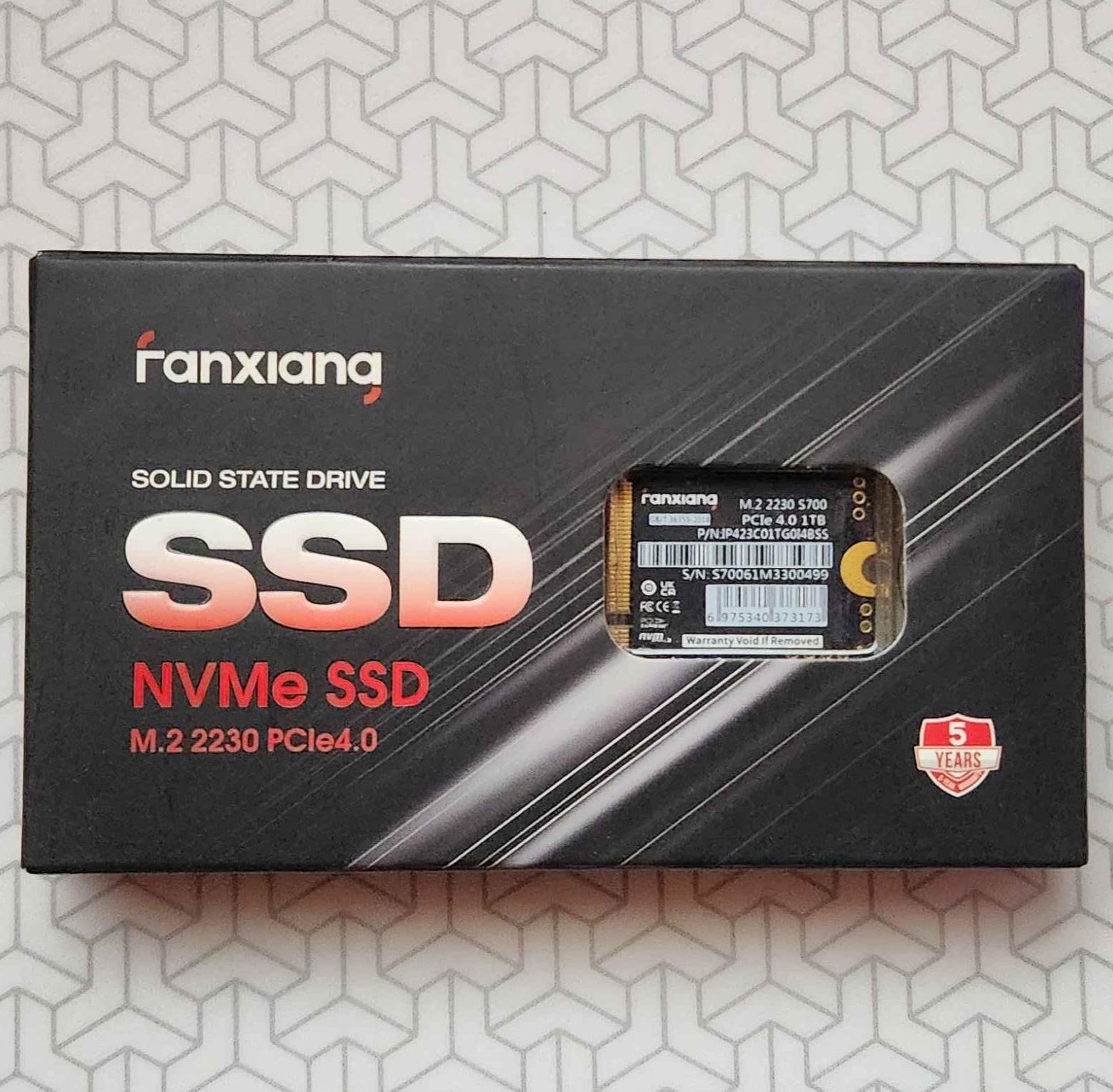 FanXiang S700 PCIe 4.0 NVMe M.2 SSD 1T – Blazing-Fast Speeds