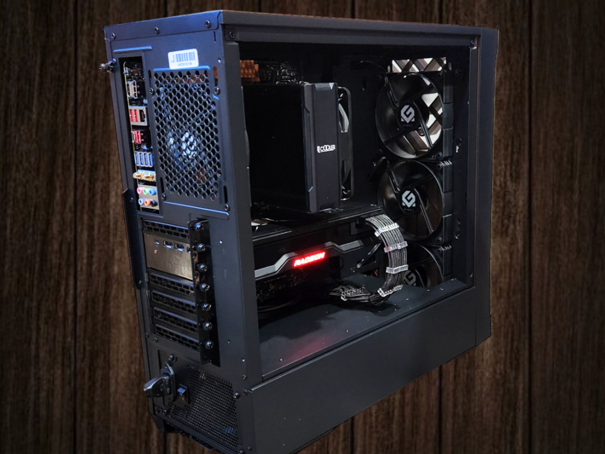 🌲Lumberjack🪵: RX 6950 XT | Ryzen 7600 | 32GB DDR5 6000Mhz RAM | 2TB SSD | 5 Fans | Black Wood PC