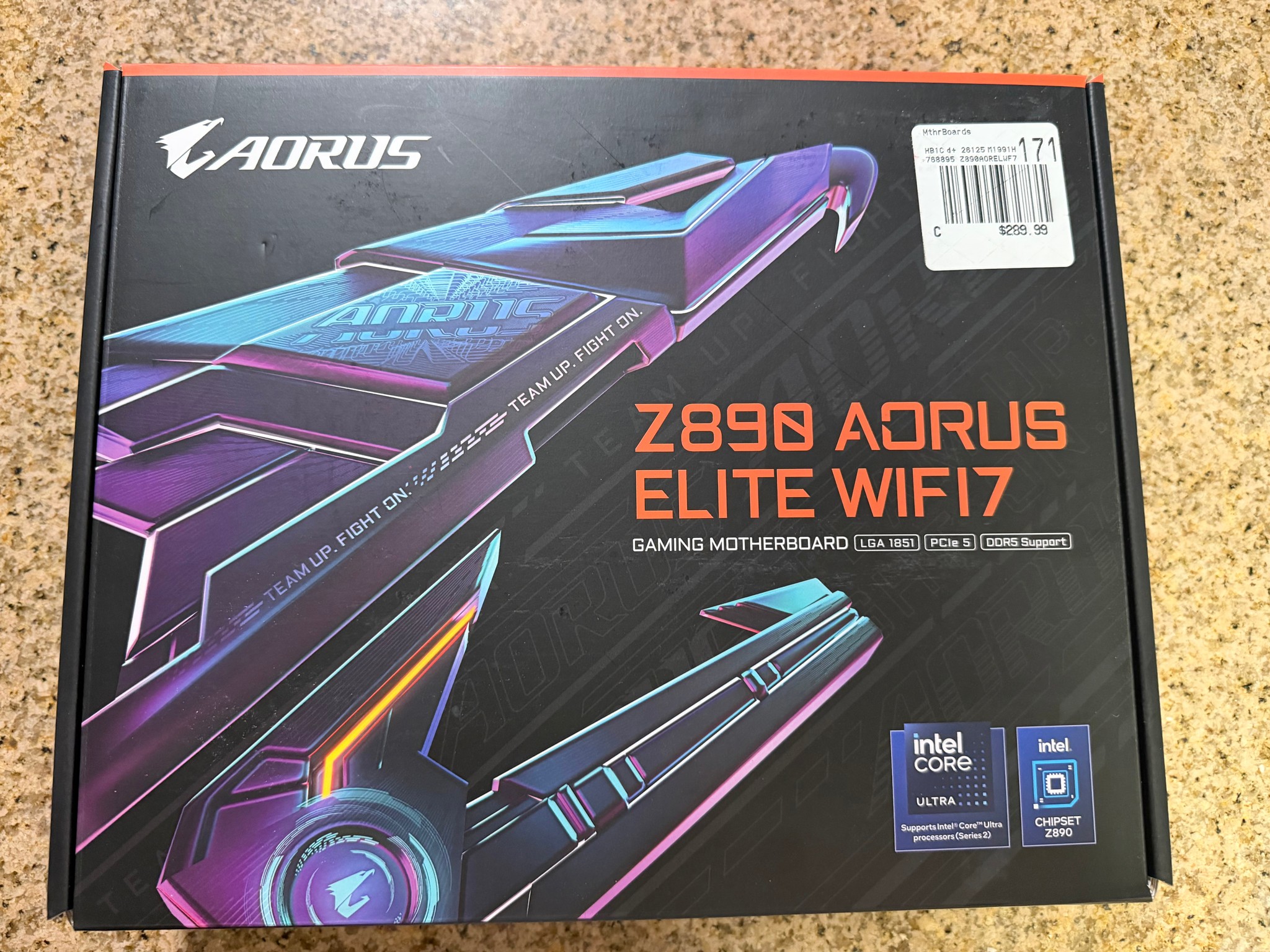 NEW Gigabyte Z890 AORUS ELITE WIFI7 Intel LGA 1851 ATX Motherboard