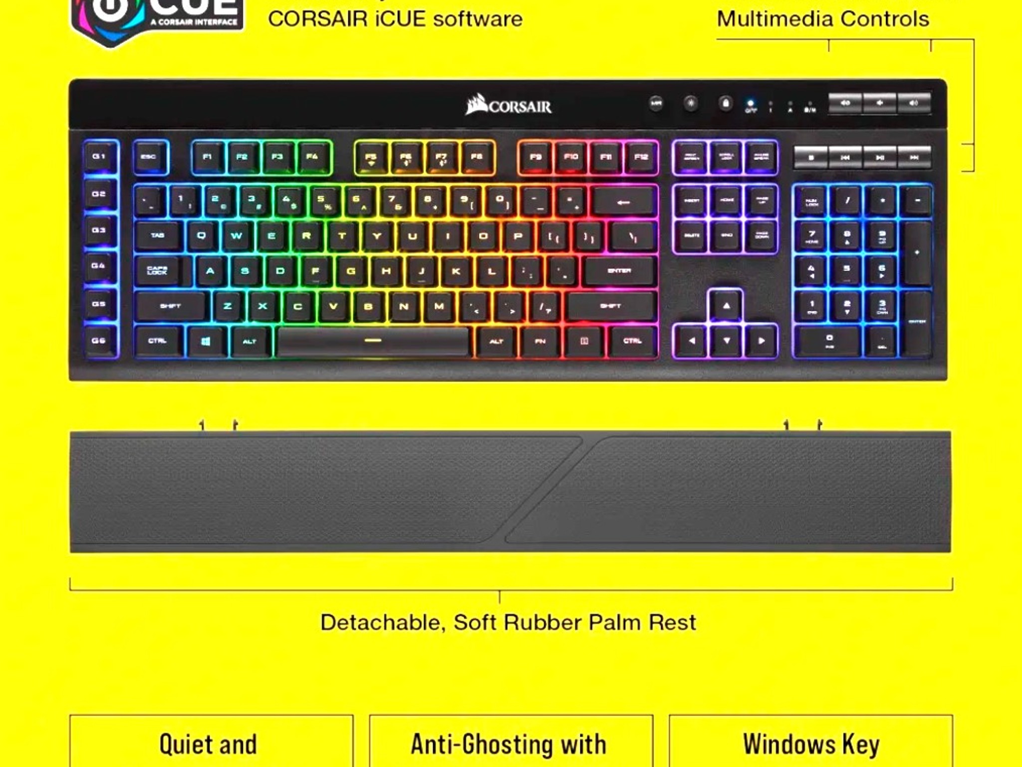 CORSAIR K57 RGB Wireless Gaming Keyboard