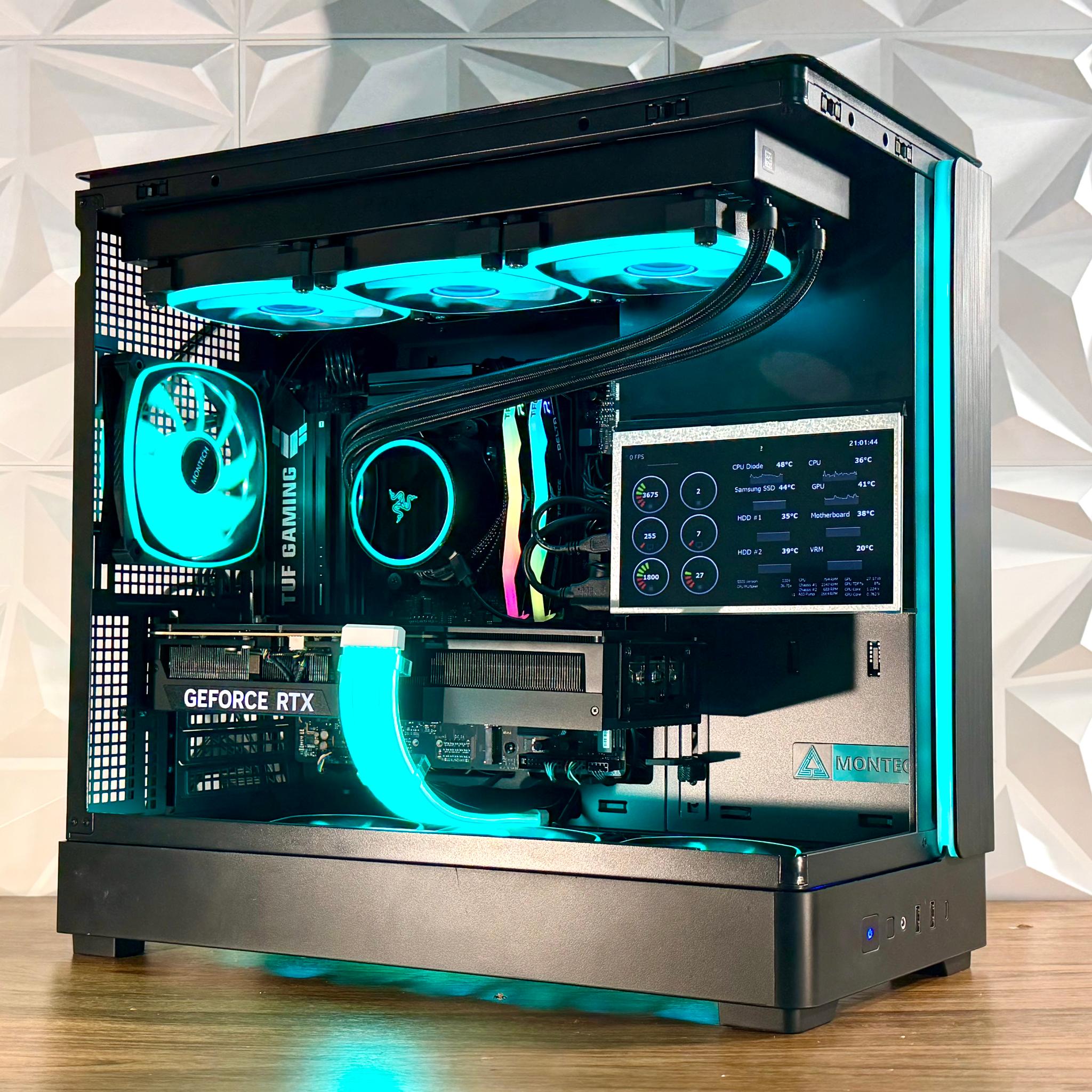 👑 RTX 4080 | Ryzen 7900X/9800x3d | 32GB DDR5| 2TB NVMe | LCD Display | W11 Pro “ROYAL TITAN” 👑