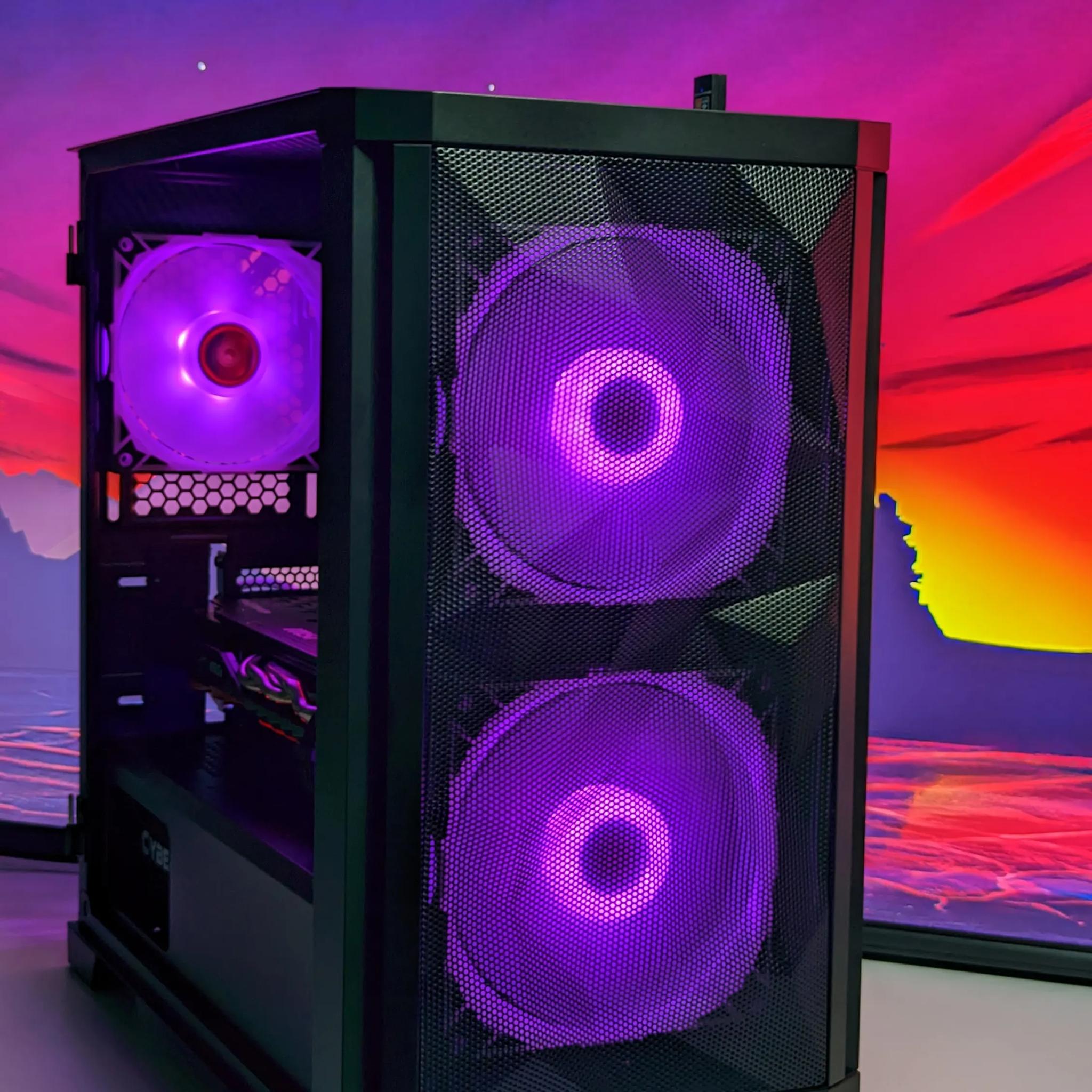 🥷⚫Snake Eyes🥷⚫-Gaming PC-AMD RX 580 4GB-AMD Ryzen 5 2600-16GB DDR4 RAM-512GB NVME