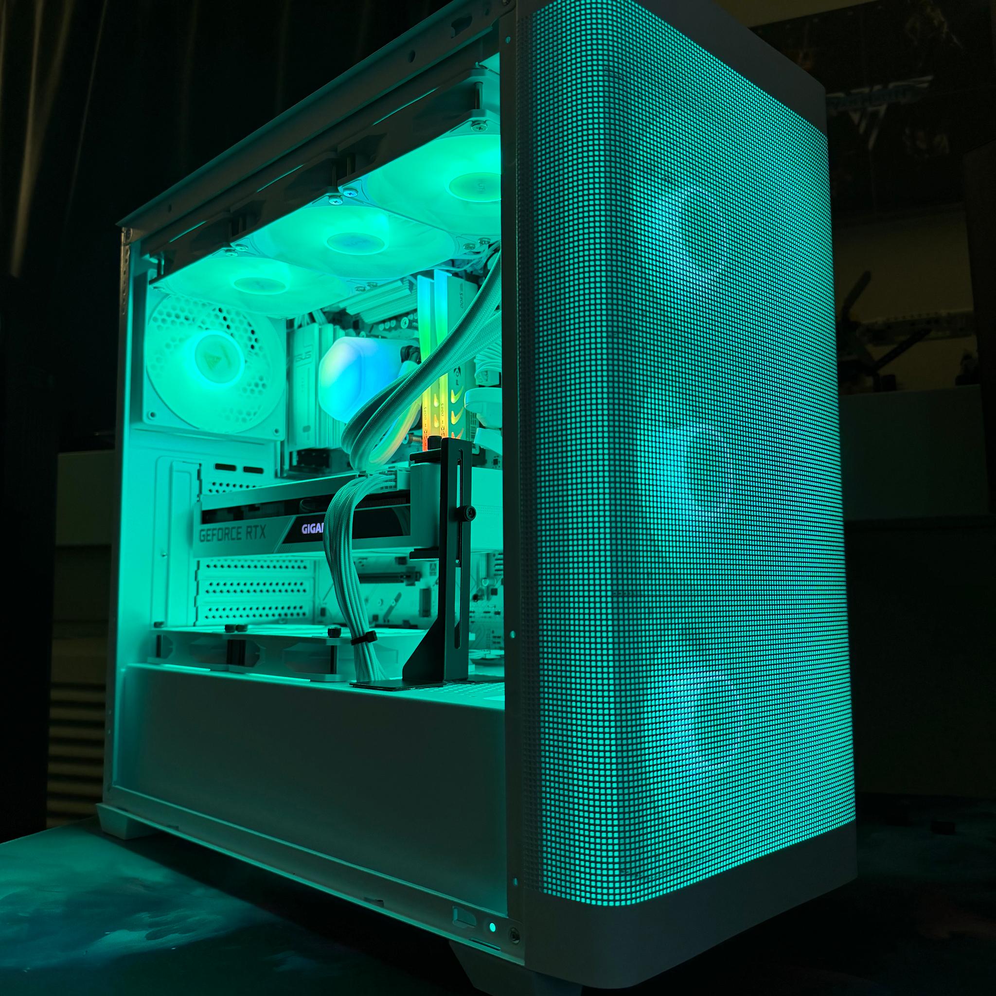 🧊❄️ All White AM5 gaming build! Ryzen 5 8600G | 32GB DDR5 | 1TB NVME SSD | 3070 ❄️🧊