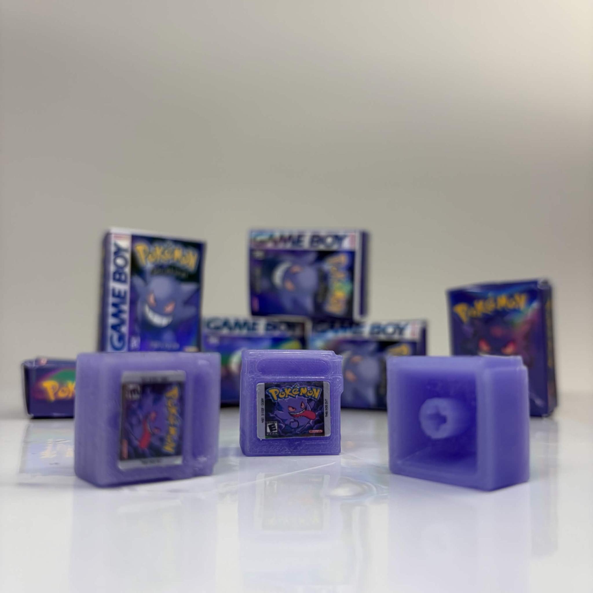 Artisan Keycap - Gameboy Pokemon Purple - Gengar Cartridge Artisan Keycap - 3d Printed