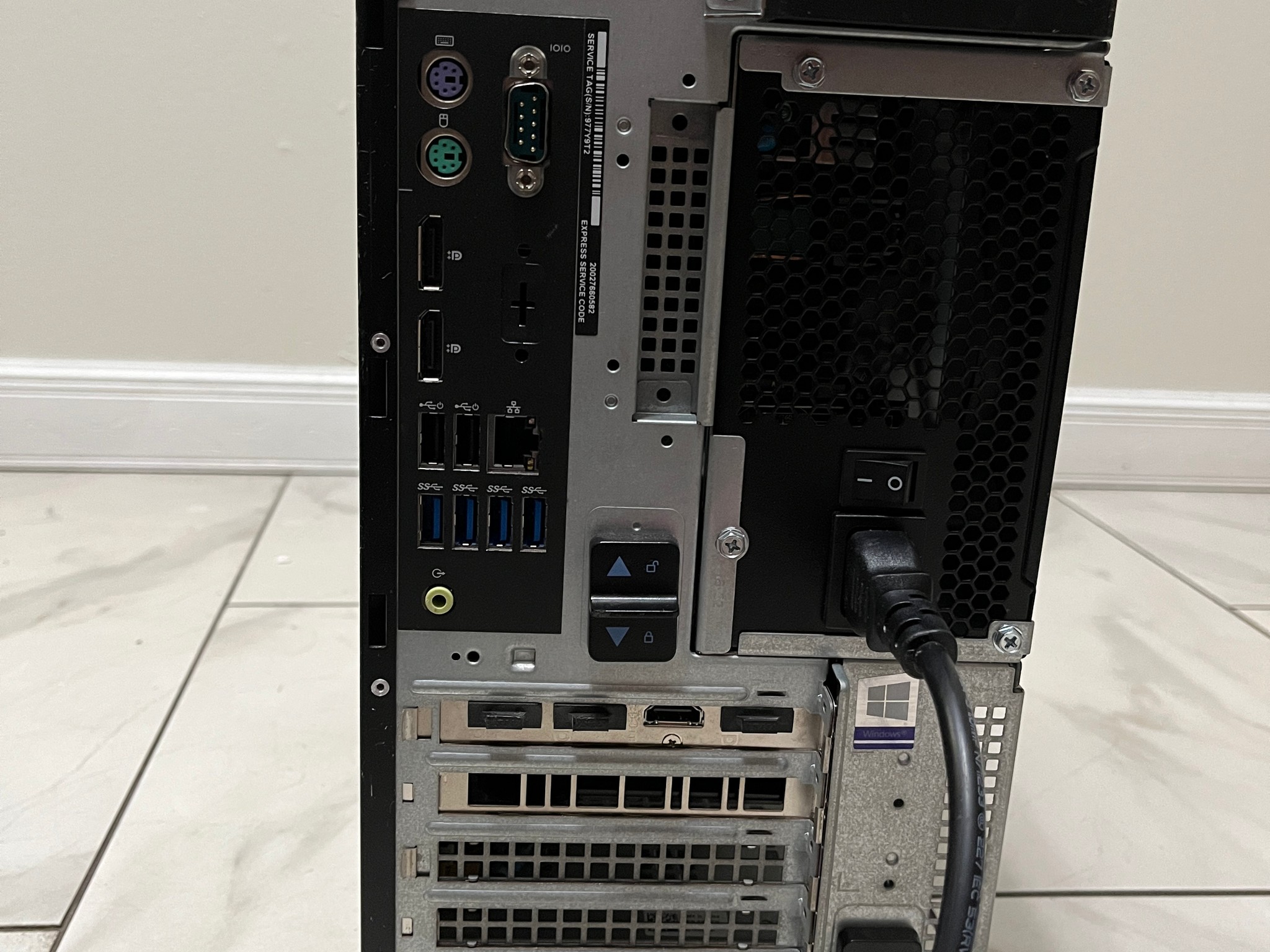 NVIDIA RTX 2070, Intel i5-8500, 16GB RAM,3.2TB Storage- Dell Gaming PC w/Wi-Fi & BT(Missing F Plate)