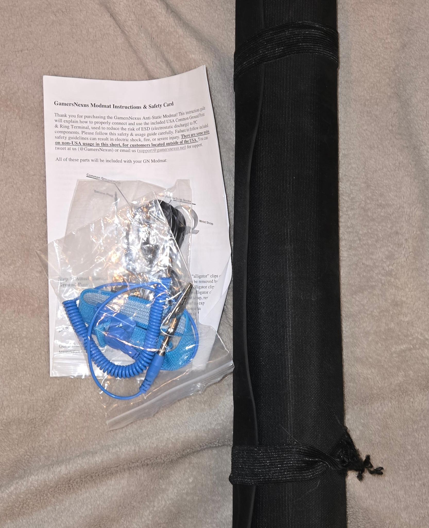 Gamers Nexus Modmat ESD Mat New With Strap
