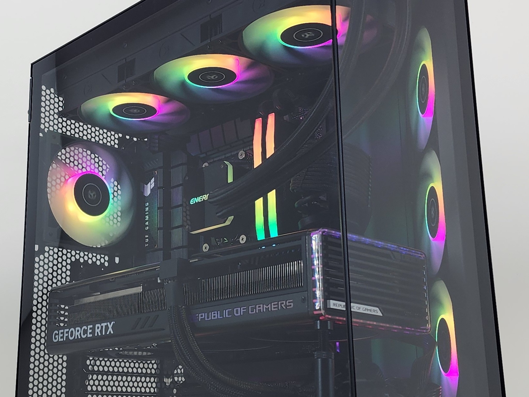 Gaming PC Ryzen 7 7800X3D 48GB RAM 2TB SSD RTX 4080 16GB Windows 11 Computer