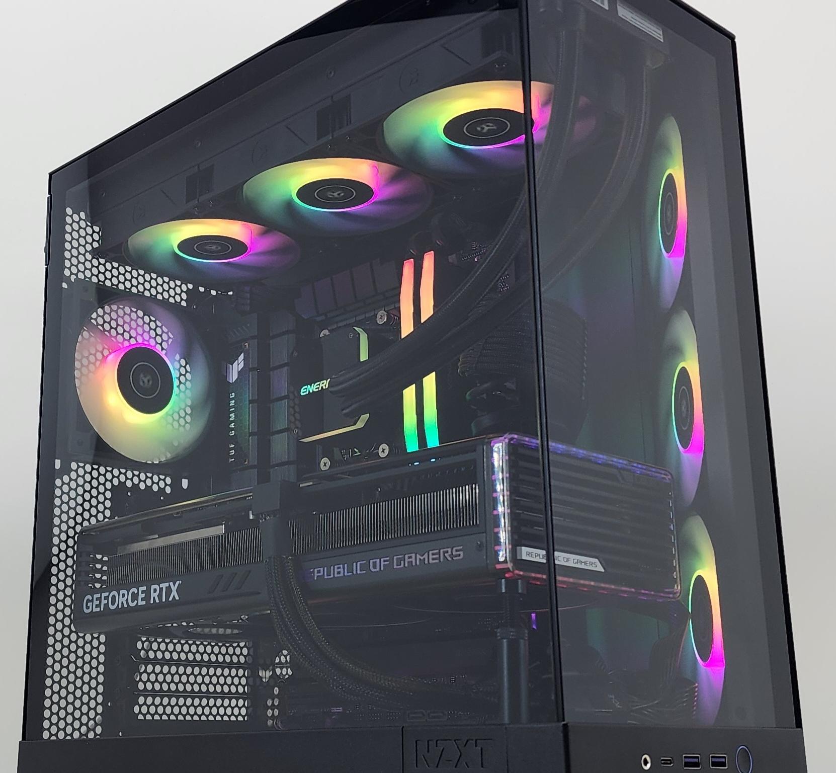 Gaming PC Ryzen 7 7800X3D 48GB RAM 2TB SSD RTX 4080 16GB Windows 11 Computer