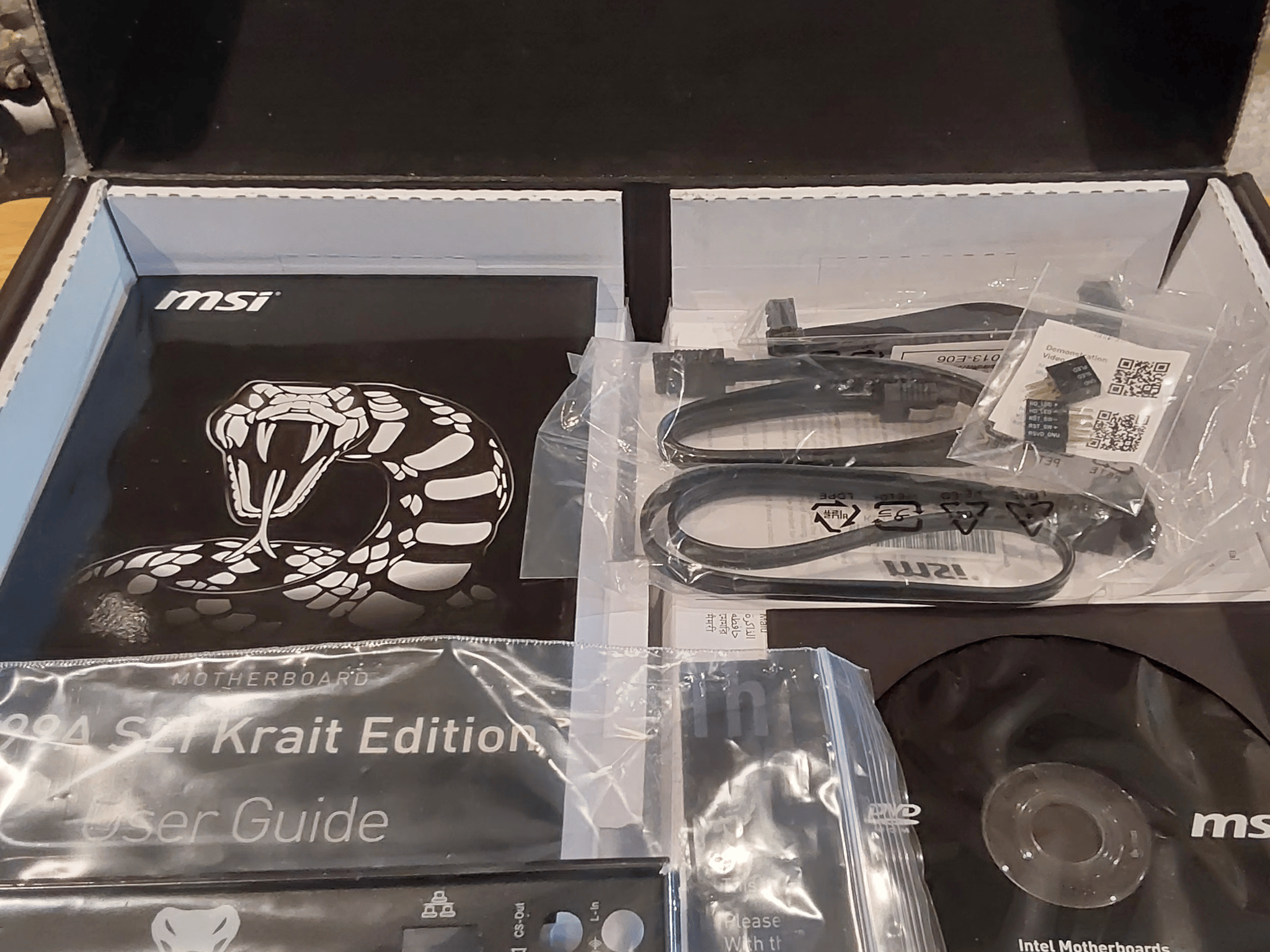 MSI Intel X99A SLI KRAIT Edition Motherboard (LGA 2011-3 socket). “Open-box”, in original retail box