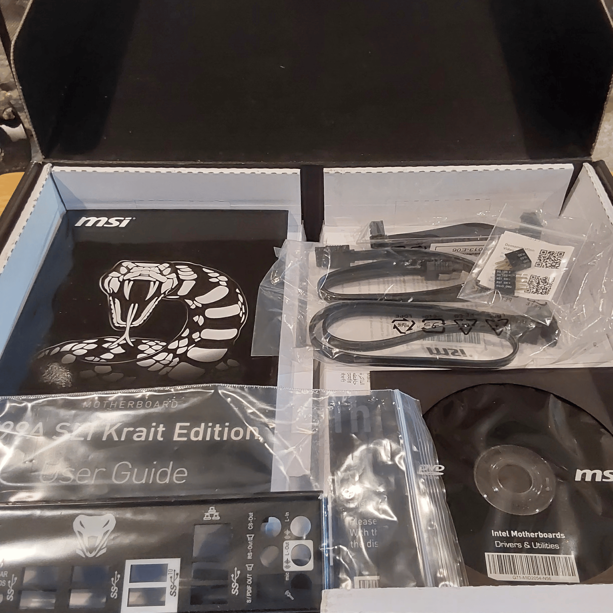 MSI Intel X99A SLI KRAIT Edition Motherboard (LGA 2011-3 socket). “Open-box”, in original retail box