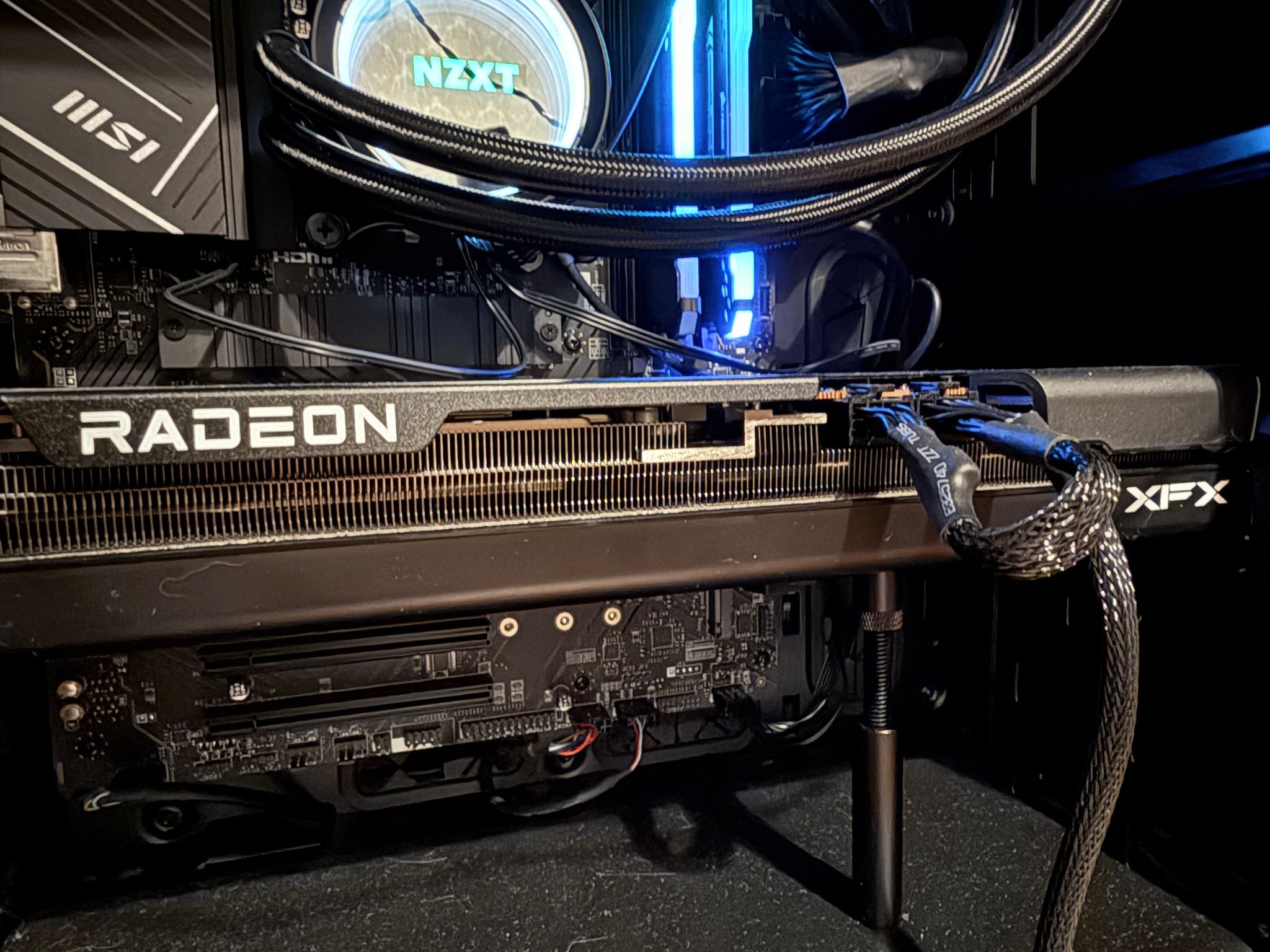 AMD RX 7700XT 12GB - lightly used, less than one year.