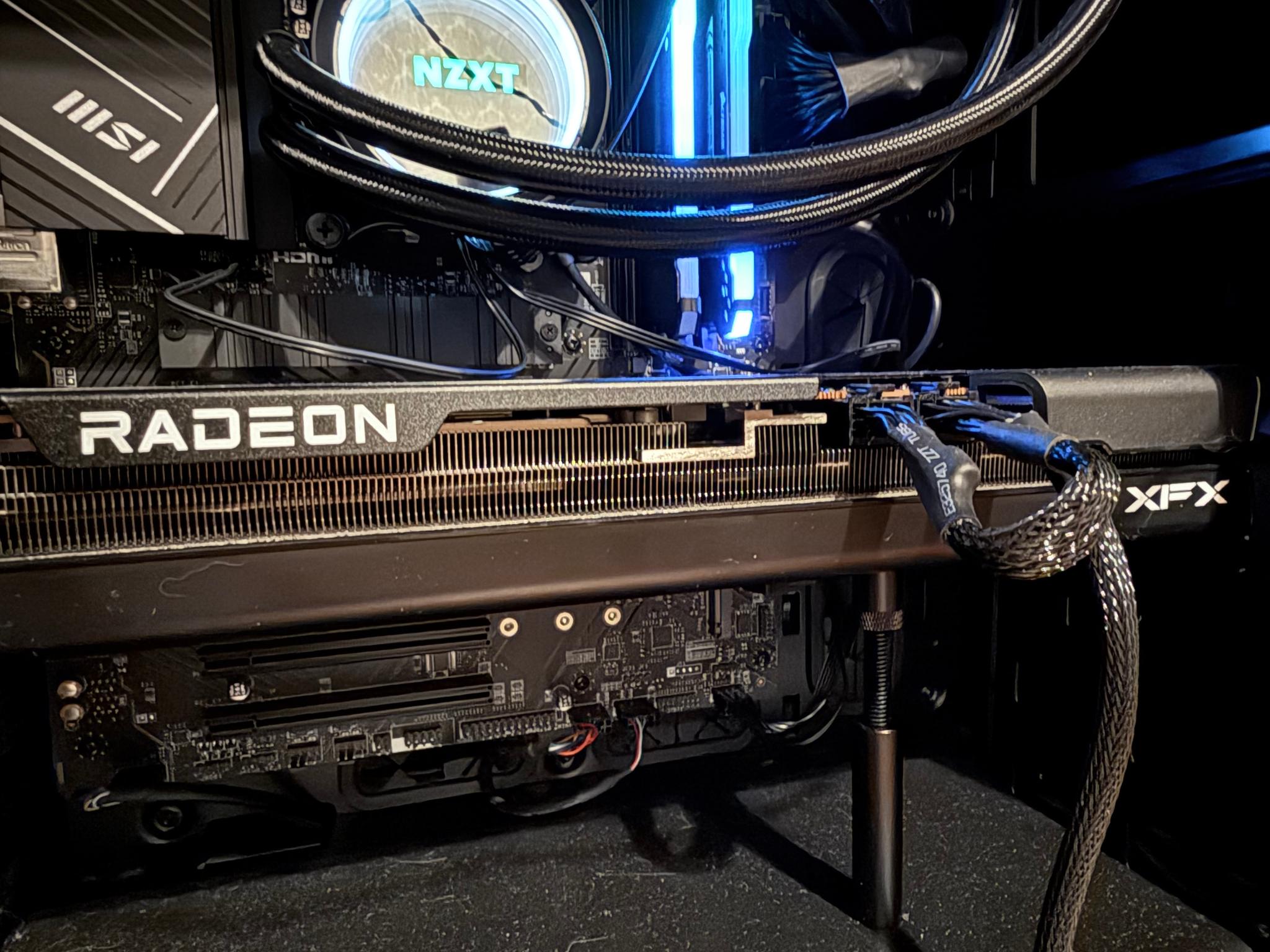 AMD RX 7700XT 12GB - lightly used, less than one year.