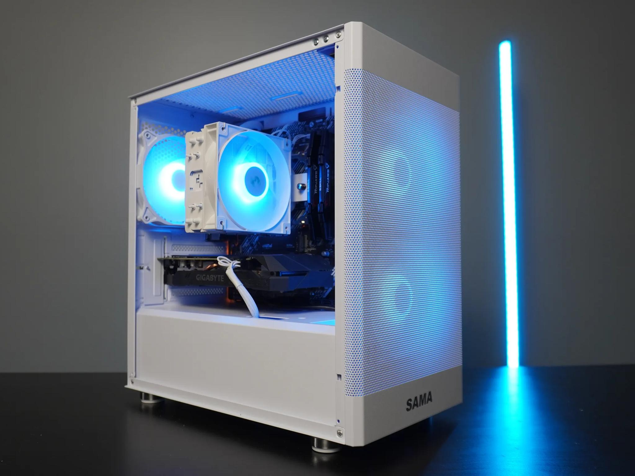 🤍CLEAN WHITE🤍 1080p Value PC 💚GTX 1660 6GB 🧡Ryzen 5 2600 6 Cores | 16GB RAM | 1TB NVME
