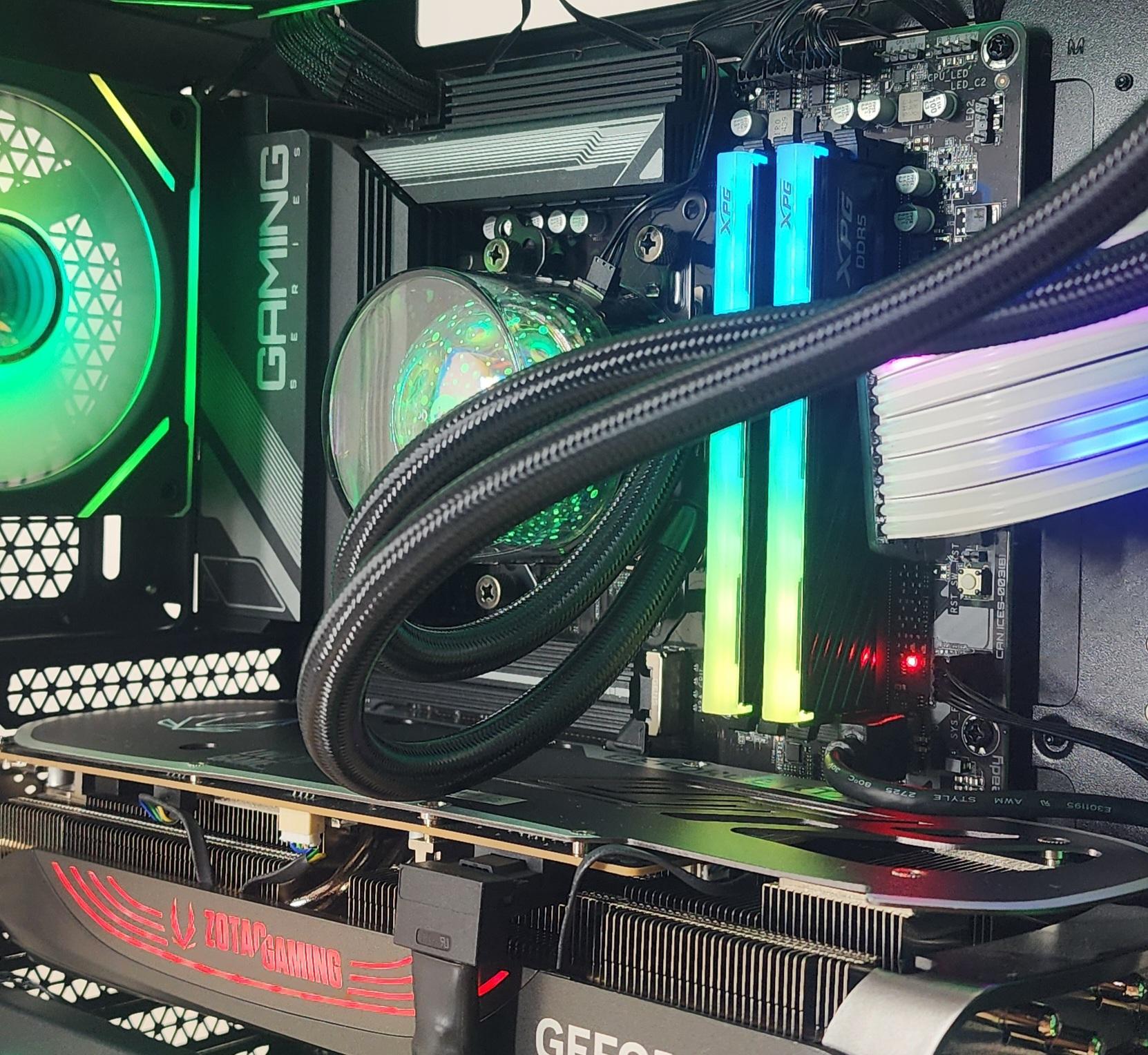 Gaming PC Ryzen 7 7800X3D 32GB RAM 2TB SSD RTX 4080 SUPER 16GB Windows 11 Computer