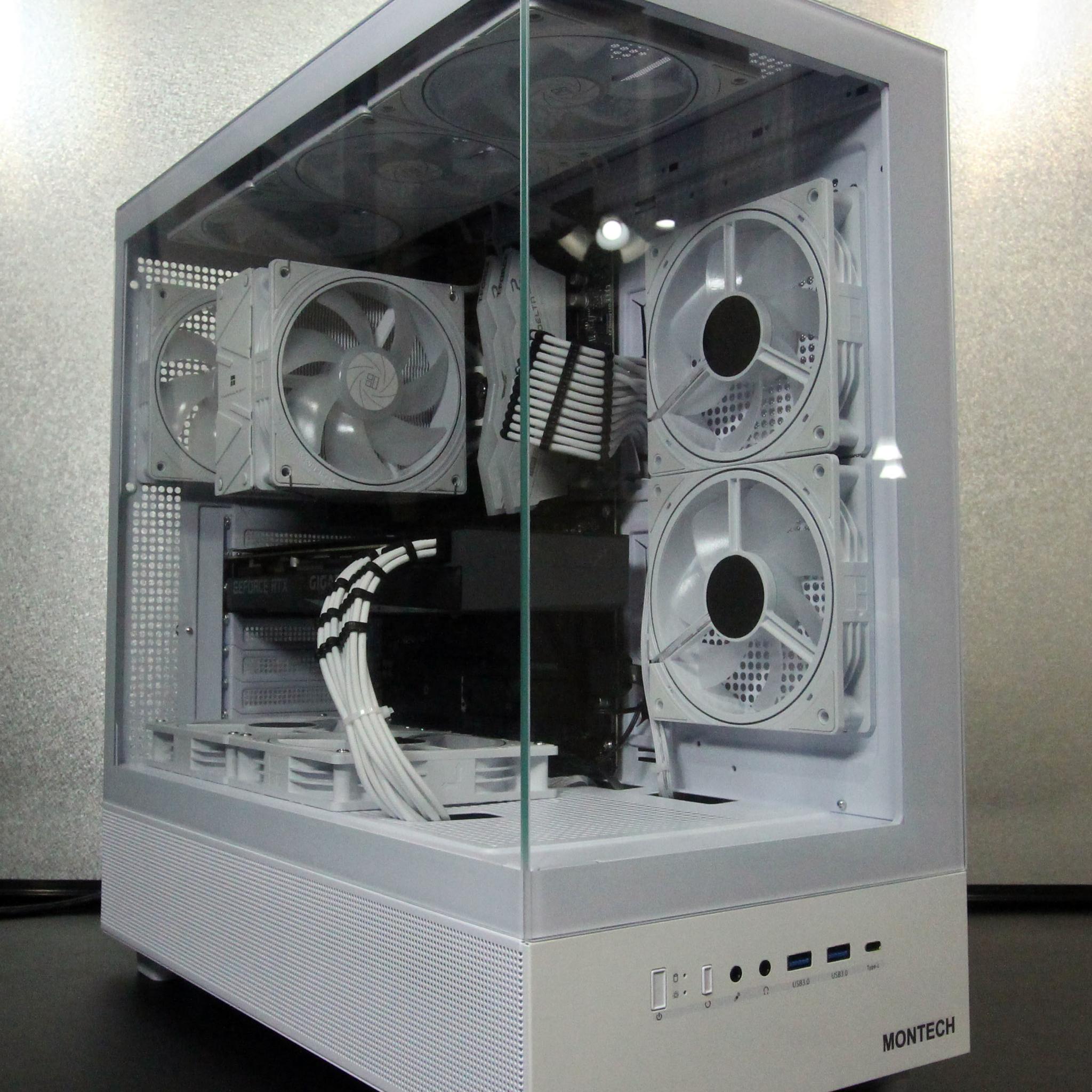 White Gaming PC / AMD Ryzen 5 7600X / RTX 3070 / 32GB / 1TB / Windows 10 Pro