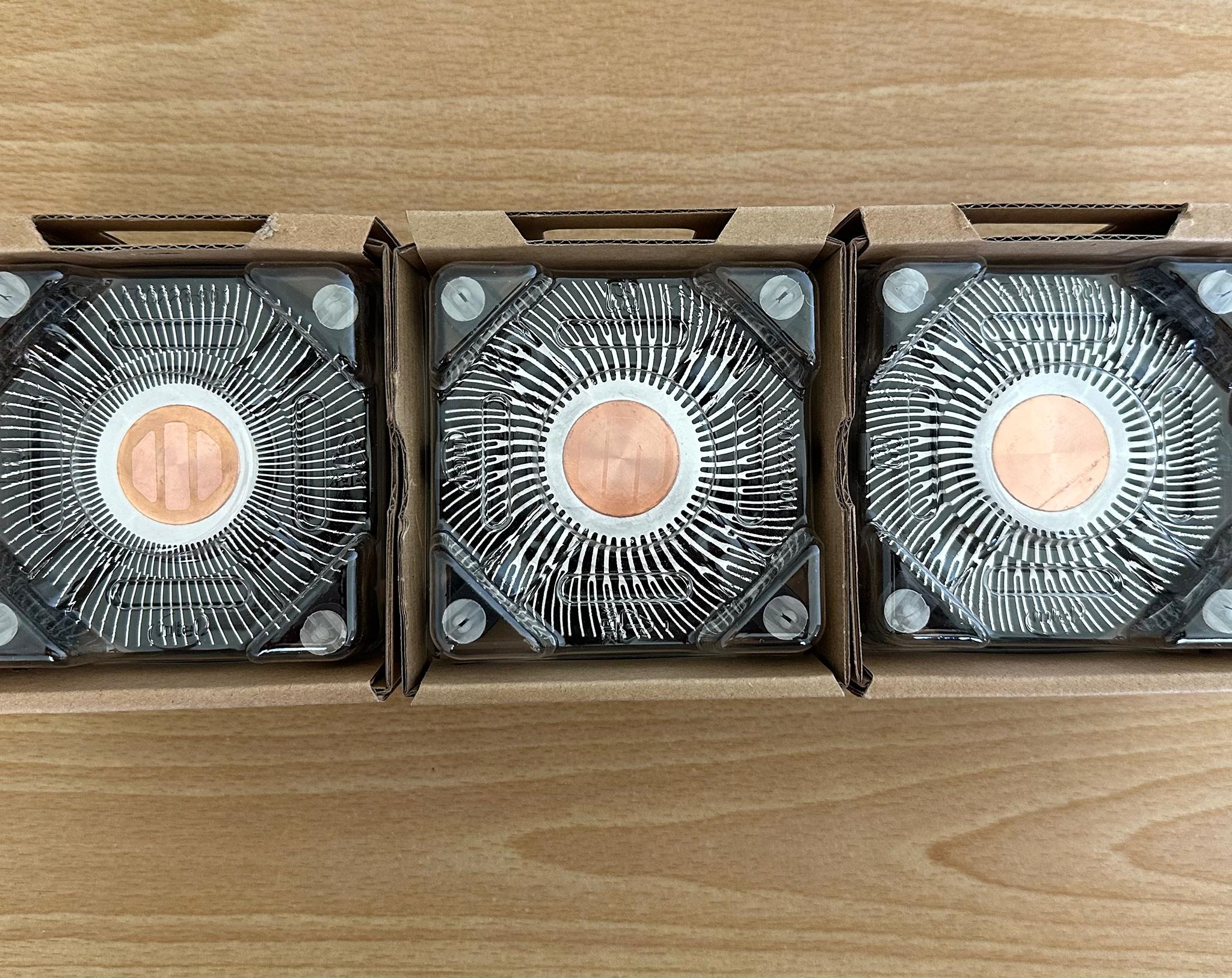 Intel Core Series Stock Coolers
