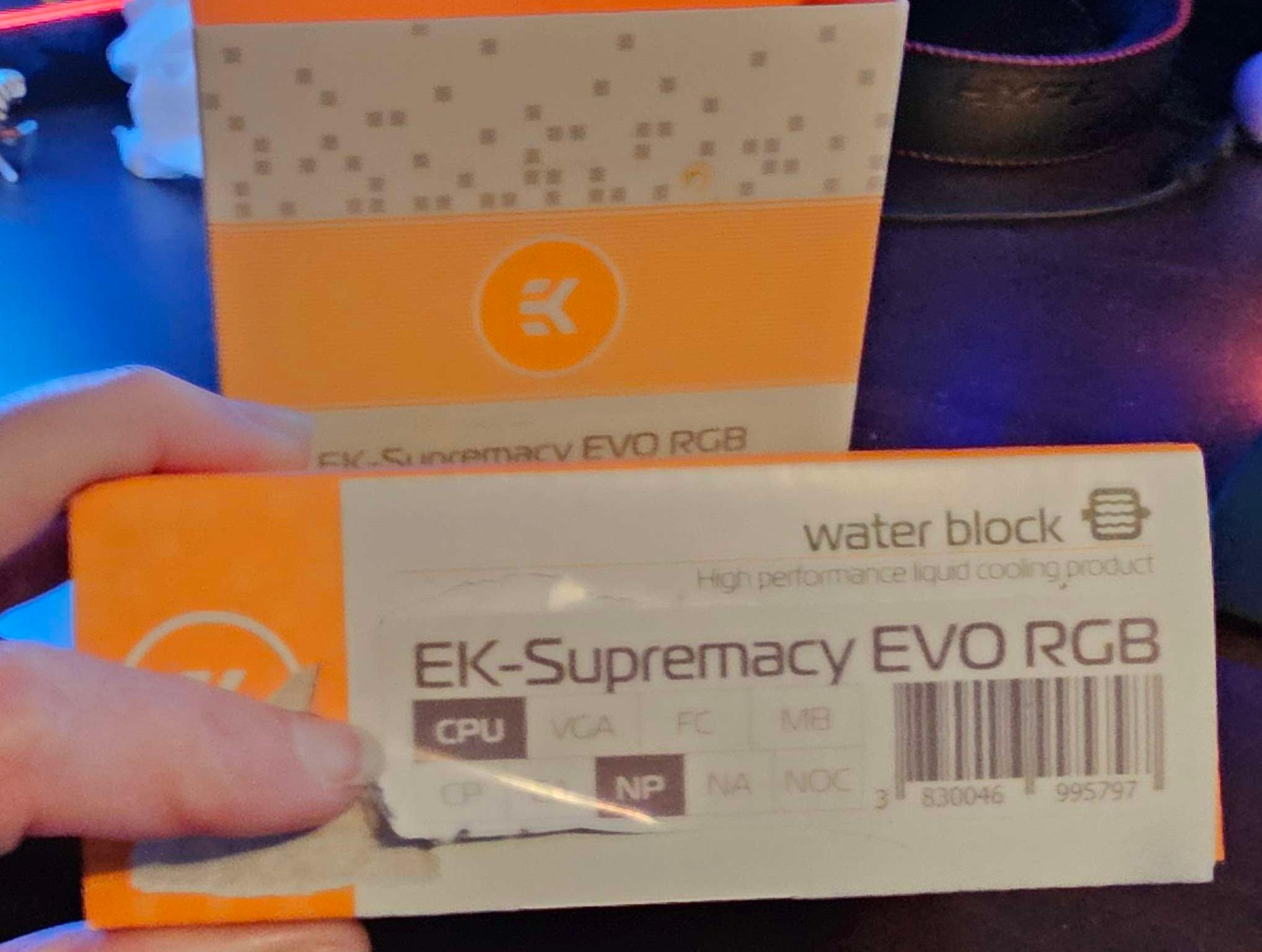 EK-Supremacy EVO RGB CPU Cooler by EK Waterblocks