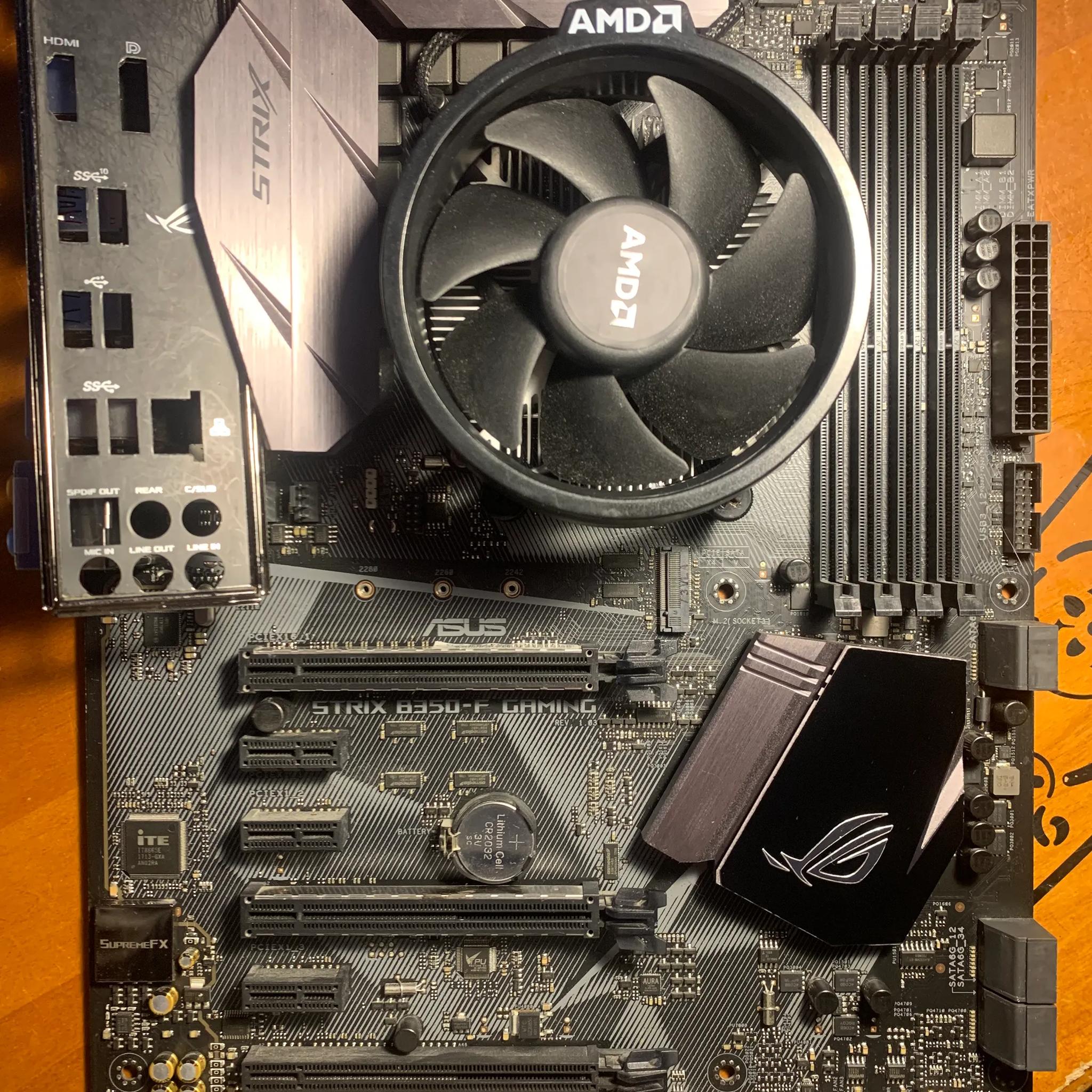 Asus B350-F//R5 2600