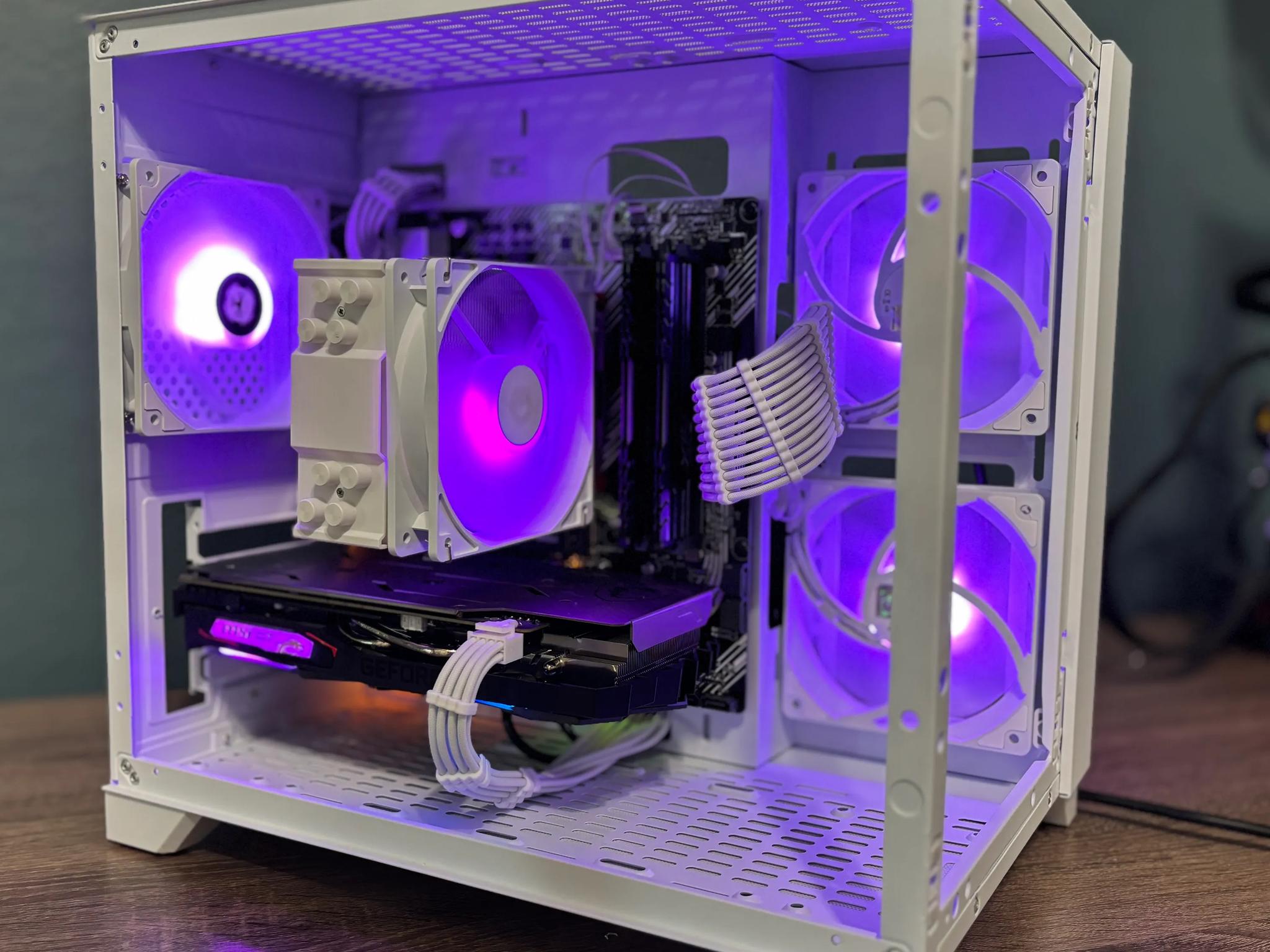 All White Custom NVIDIA Gaming PC