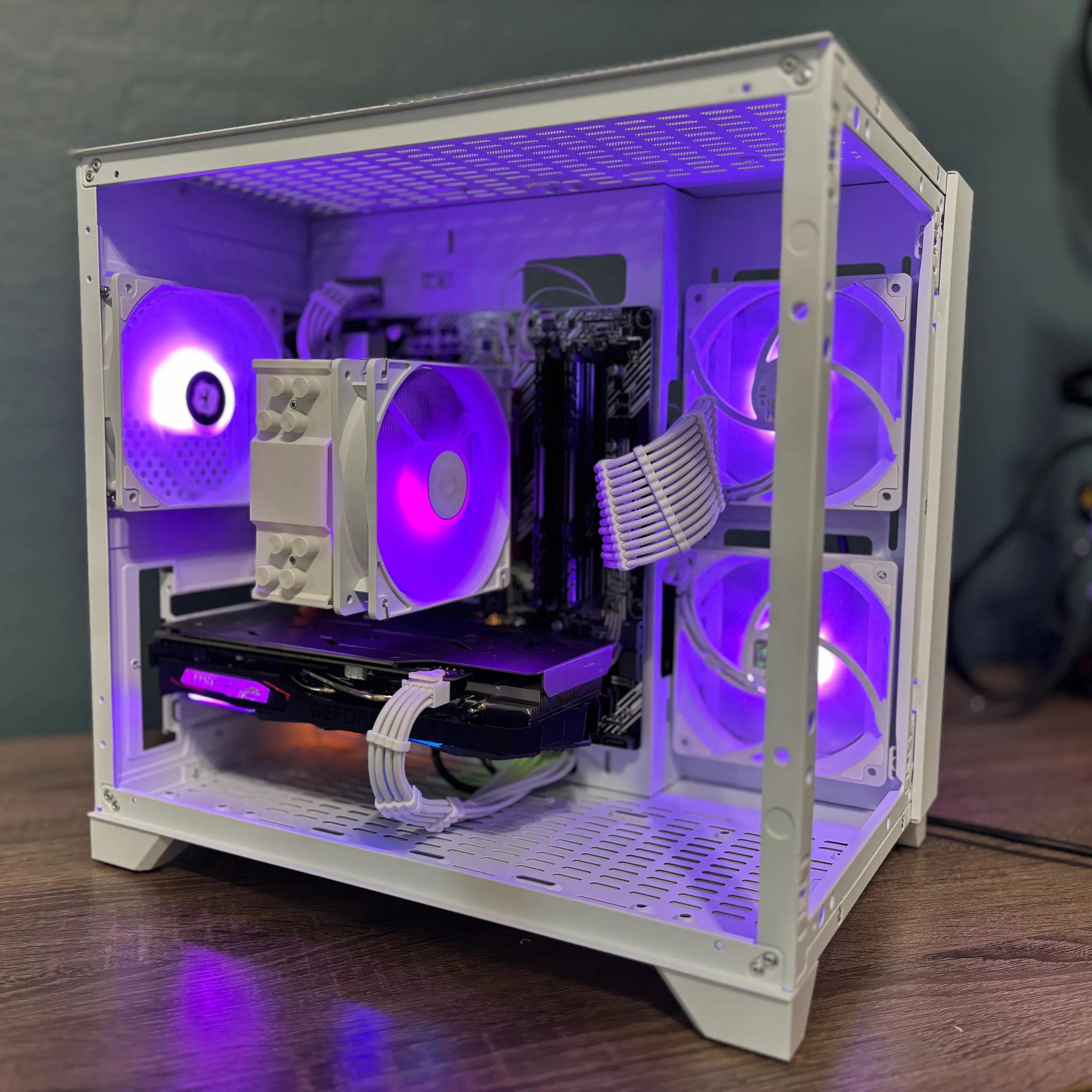 All White Custom NVIDIA Gaming PC