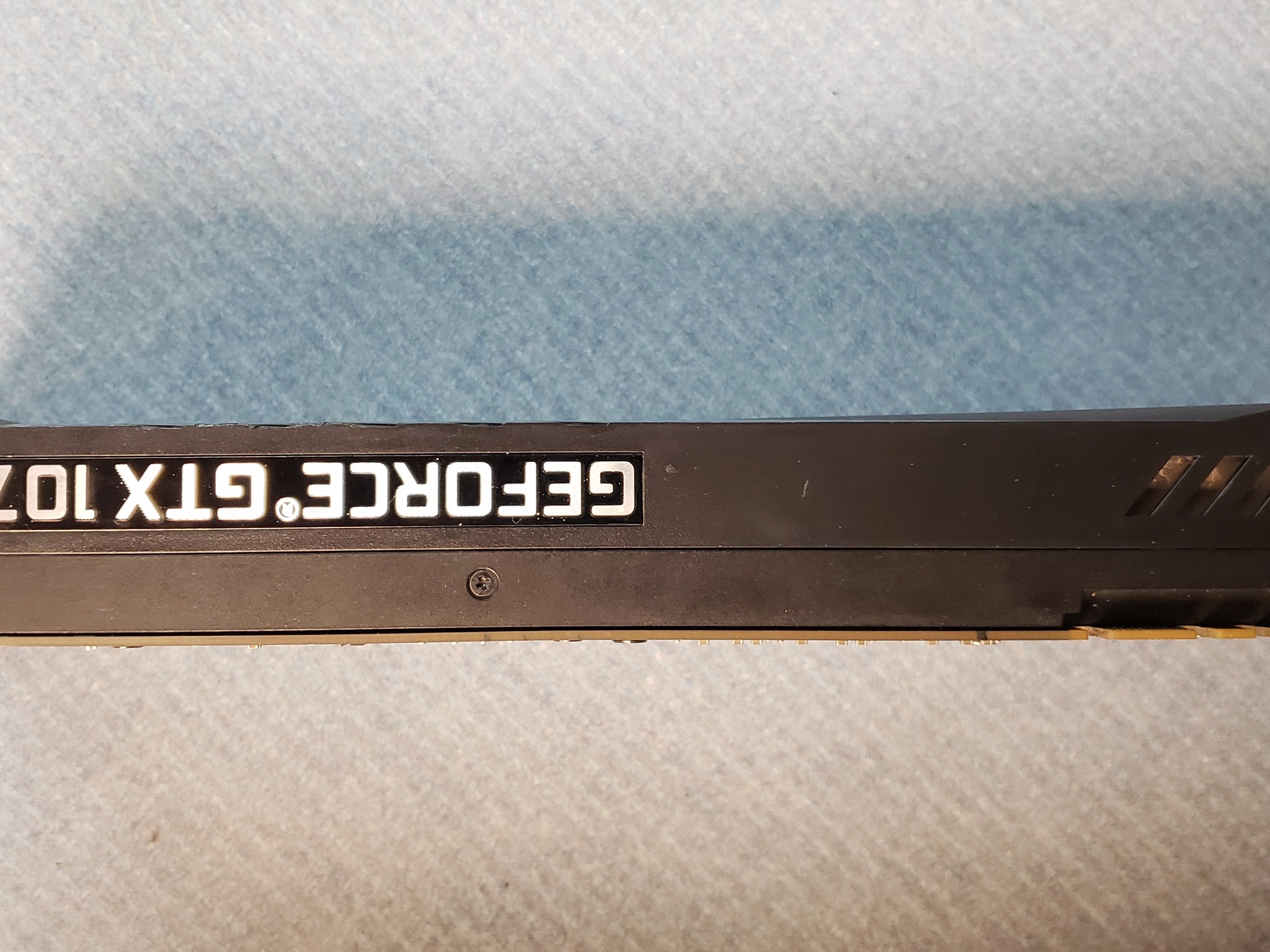 PNY GTX 1070 graphics card.
