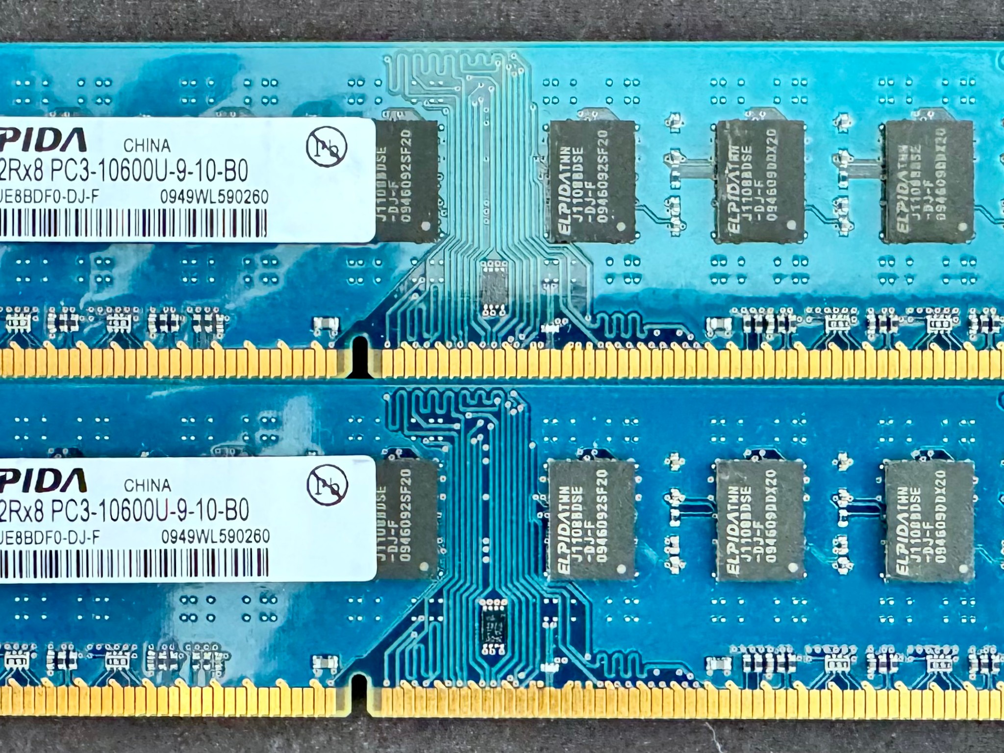 Elpida 4GB (2x2GB) DDR3 1334Mhz CL9 RAM