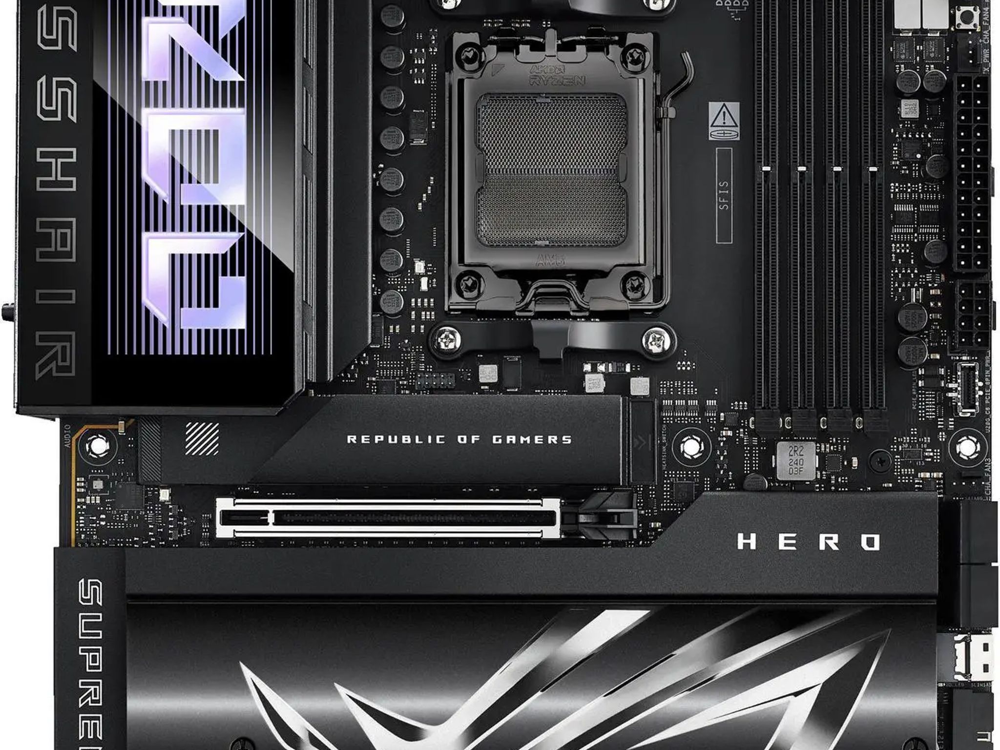 ASUS ROG CROSSHAIR X870E HERO WIFI7 AMD AM5 ATX DDR5 Desktop Motherboard