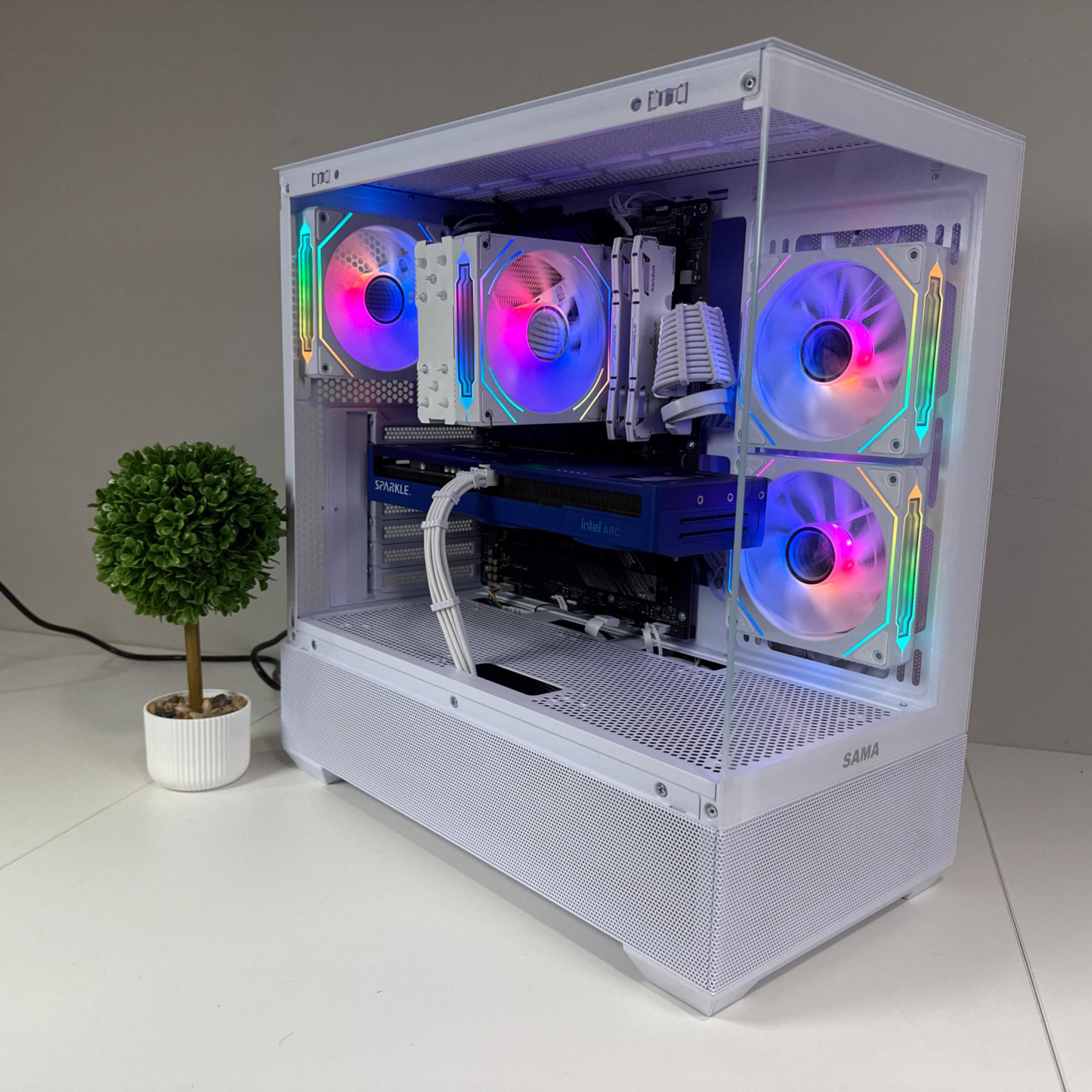 Intel B580 | Ryzen 7 5700 X | 32GB DDR4 | 1TB SSD | 650W Gold PSU | ARGB Fans | Windows 11 PRO