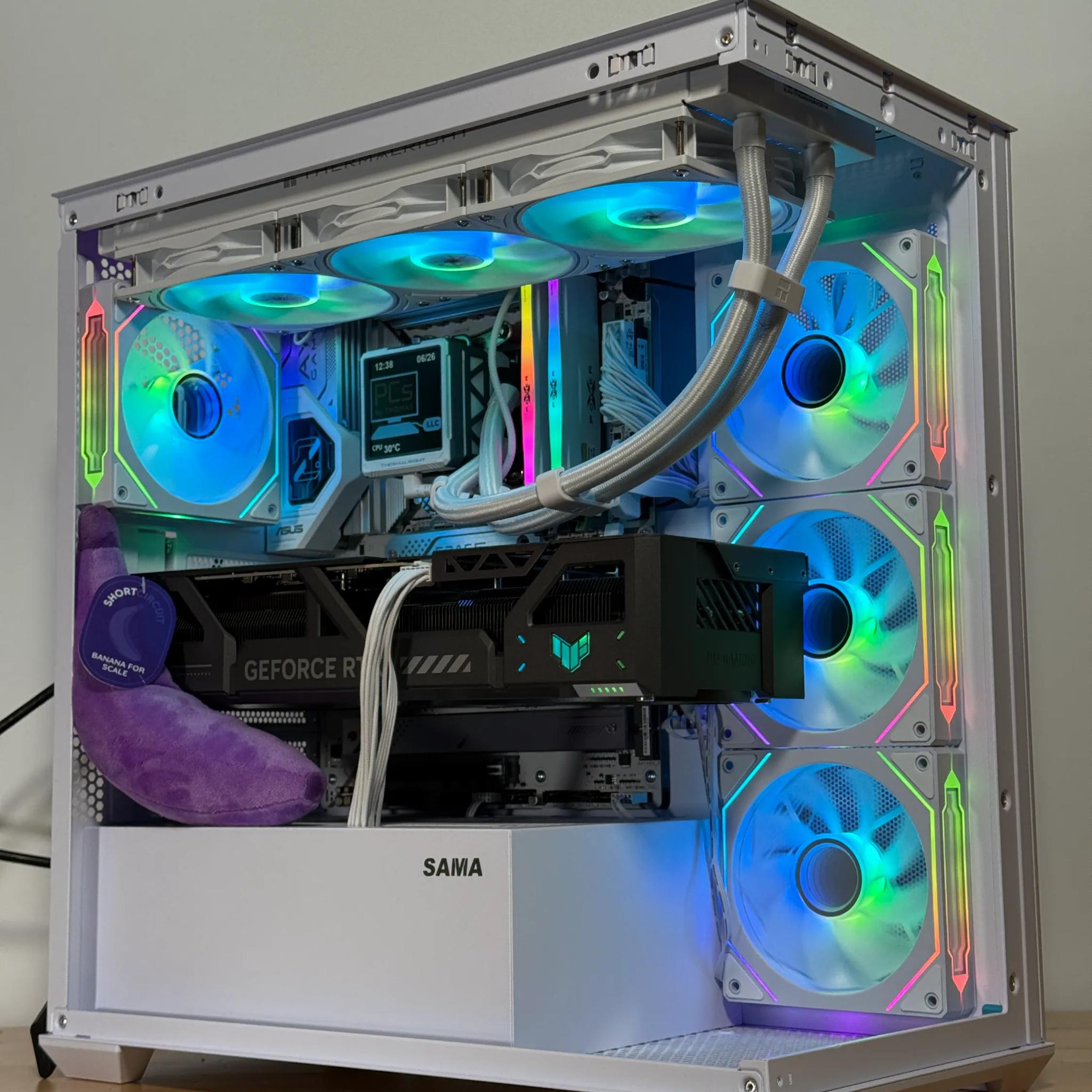 Ryzen 9800x3d RTX 5080 White Gaming PC