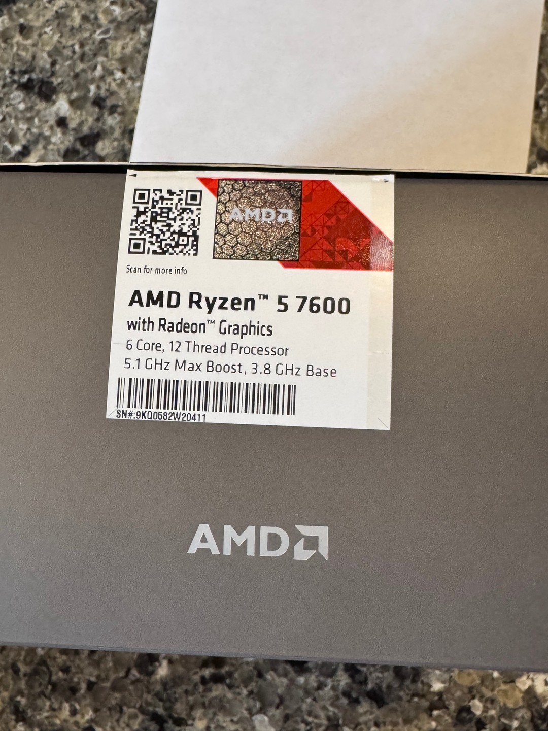 AMD Ryzen 5 7600 w/ Stock Cooler | Jawa