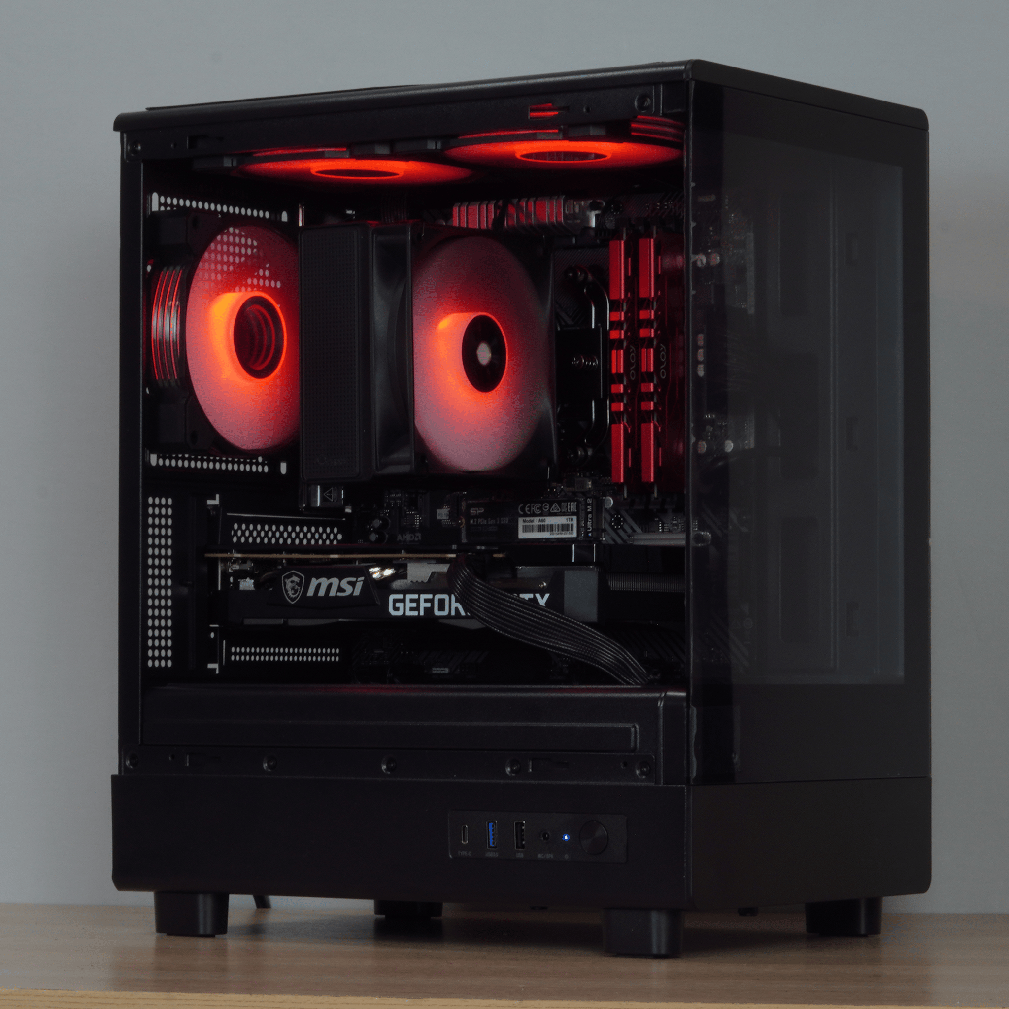 🔴Havoc🔴 RTX 3060, Ryzen 5 5500, 16GB DDR4 RAM, 1TB SSD w/ Wifi | 1080p Gaming PC |