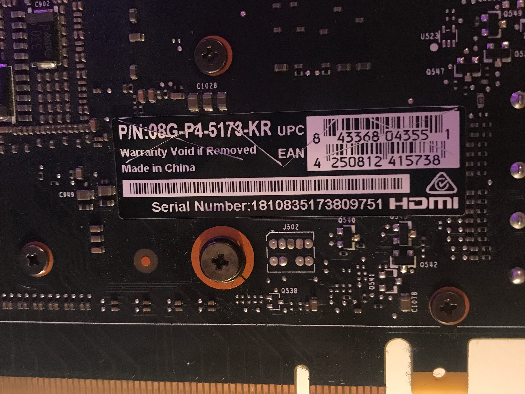 EVGA GTX 1070 8GB CARD WITH ORIGINAL BOX