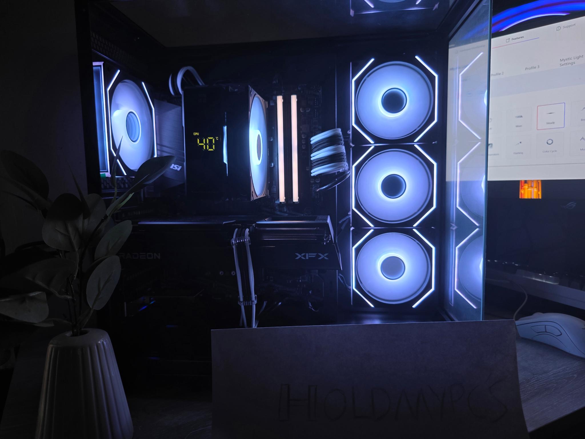 Gaminc PC! Ryzen 9060XT, 5700X, 1TB SSD, 32GB DDR4, RGB