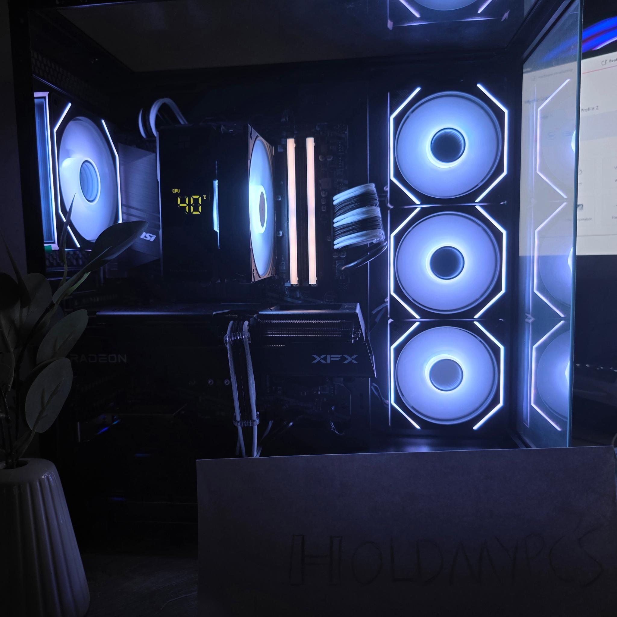 Gaminc PC! Ryzen 9060XT, 5700X, 1TB SSD, 32GB DDR4, RGB