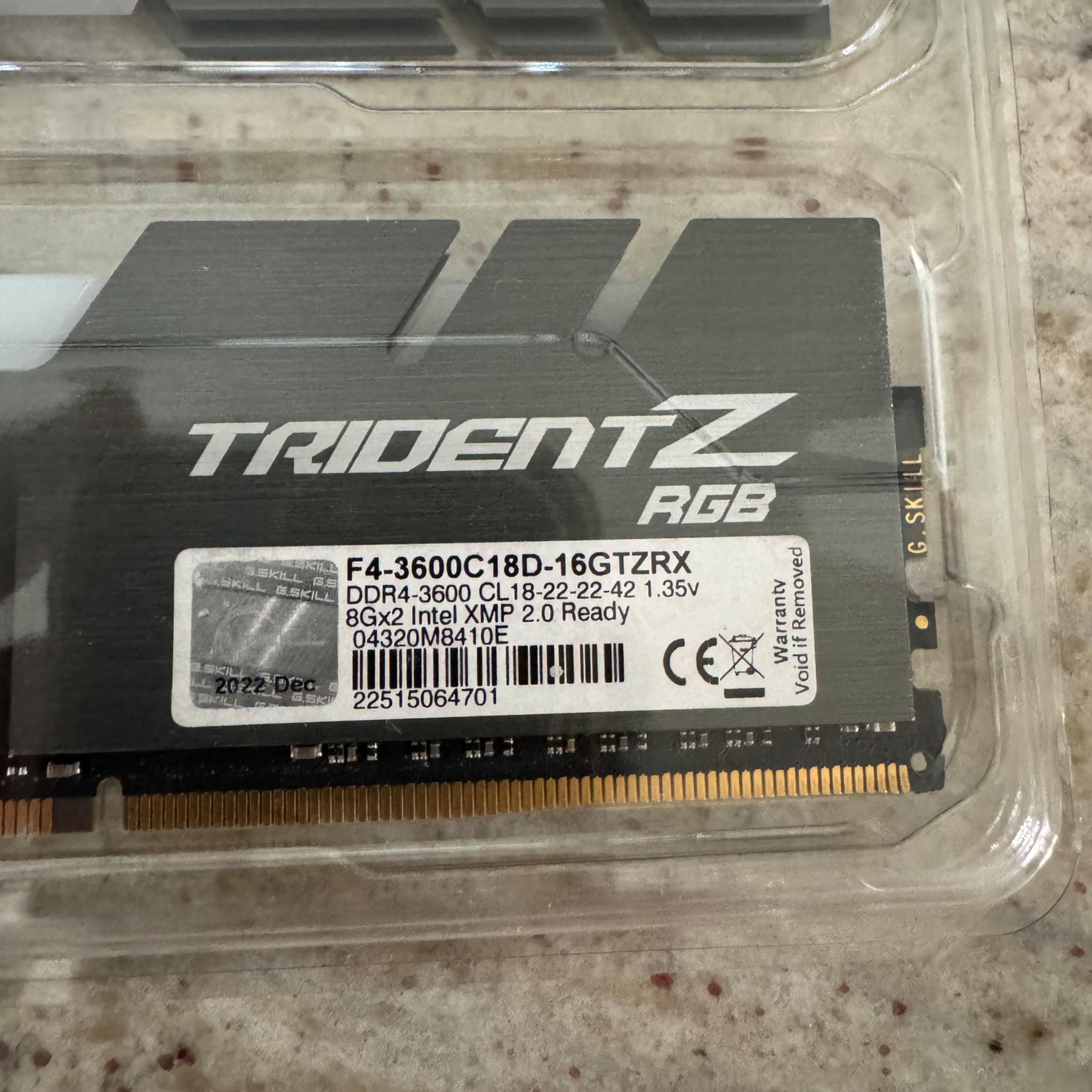 G skill trident Z 16gb Rgb ram