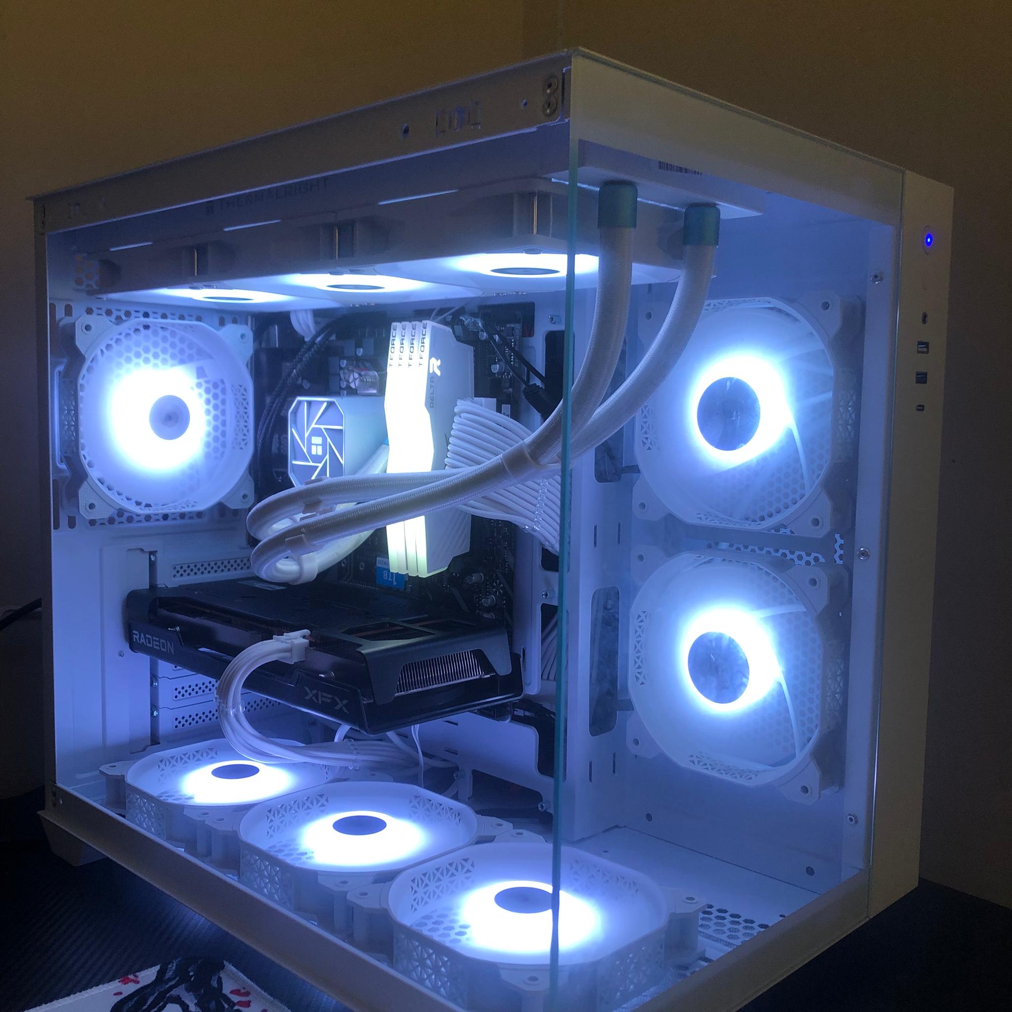 The pearly white 1440p gaming pc. with Ethernet/Wi-Fi/Bluetooth.