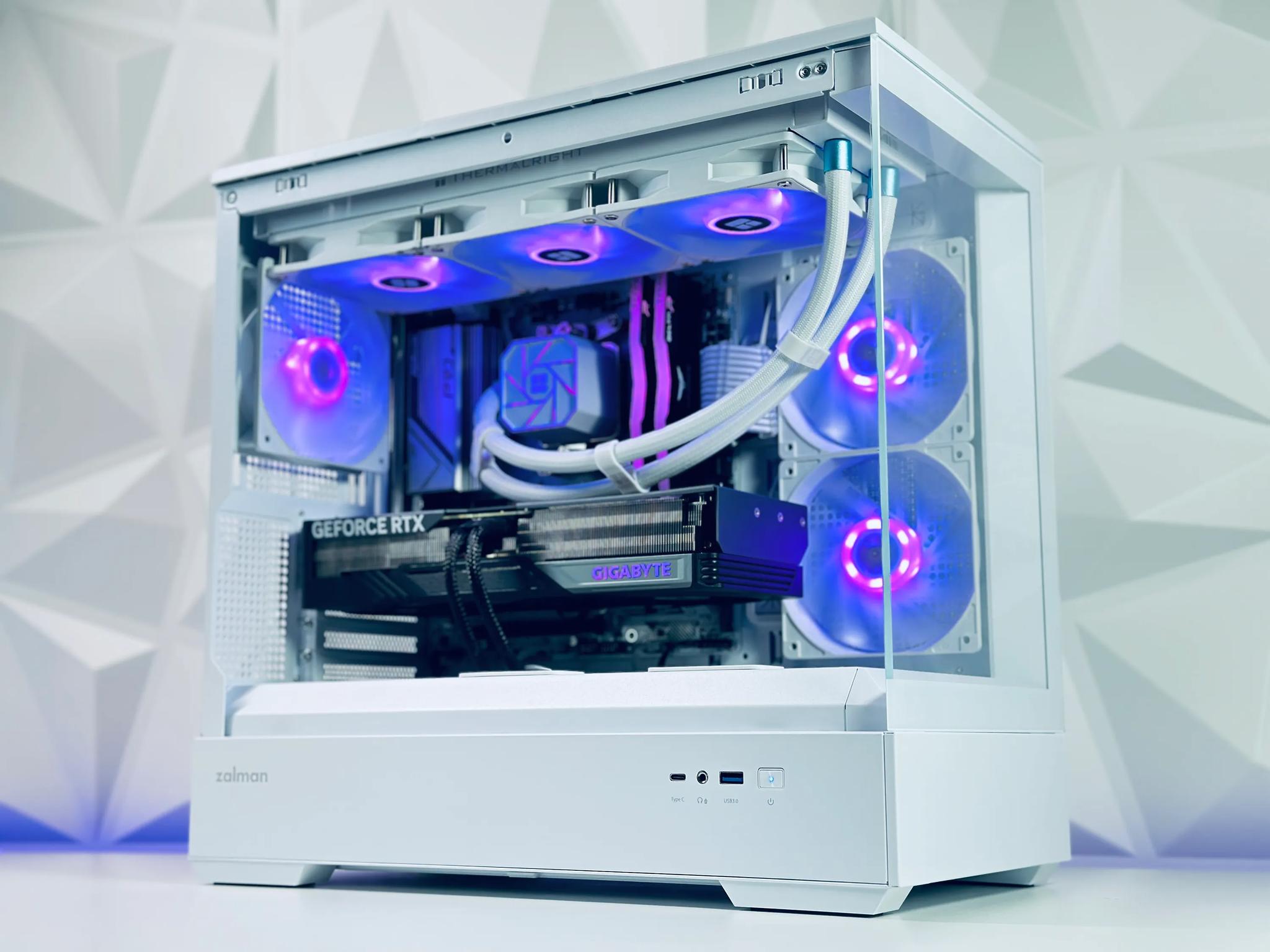 ☃️🌨️Liquid Cooled Gaming PC❄️Nvidia RTX 4070 12GB❄️AMD Ryzen 7 5800X 8 core❄️32GB DDR4❄️1TB NVME