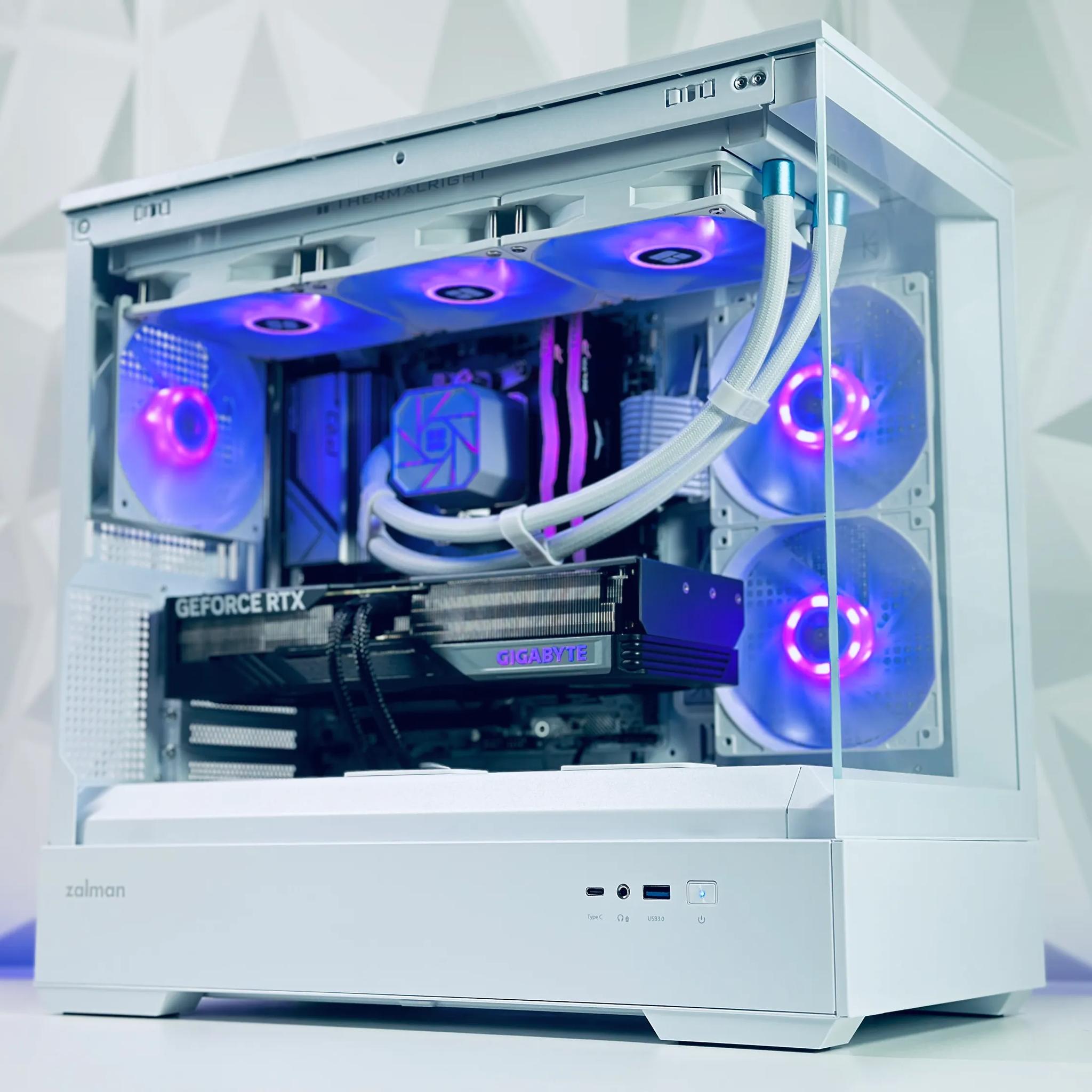 ☃️🌨️Liquid Cooled Gaming PC❄️Nvidia RTX 4070 12GB❄️AMD Ryzen 7 5800X 8 core❄️32GB DDR4❄️1TB NVME