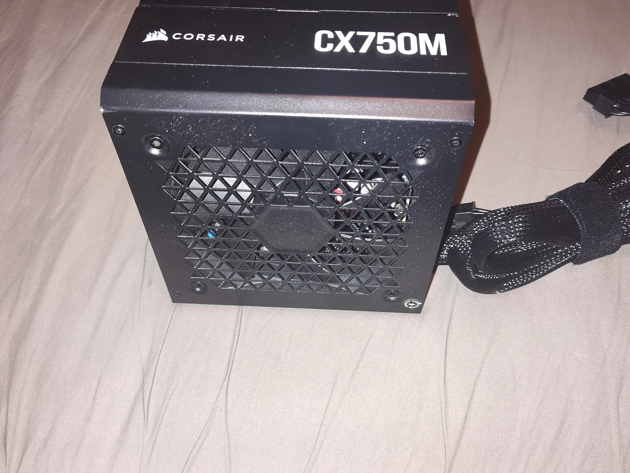 CORSAIR - CX-M Series CX750M Semi-Modular Low-Noise ATX Power Supply - Black
