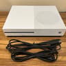 Xbox One S 1TB Disk Edition | Comes with Power and HDMI cables | White
