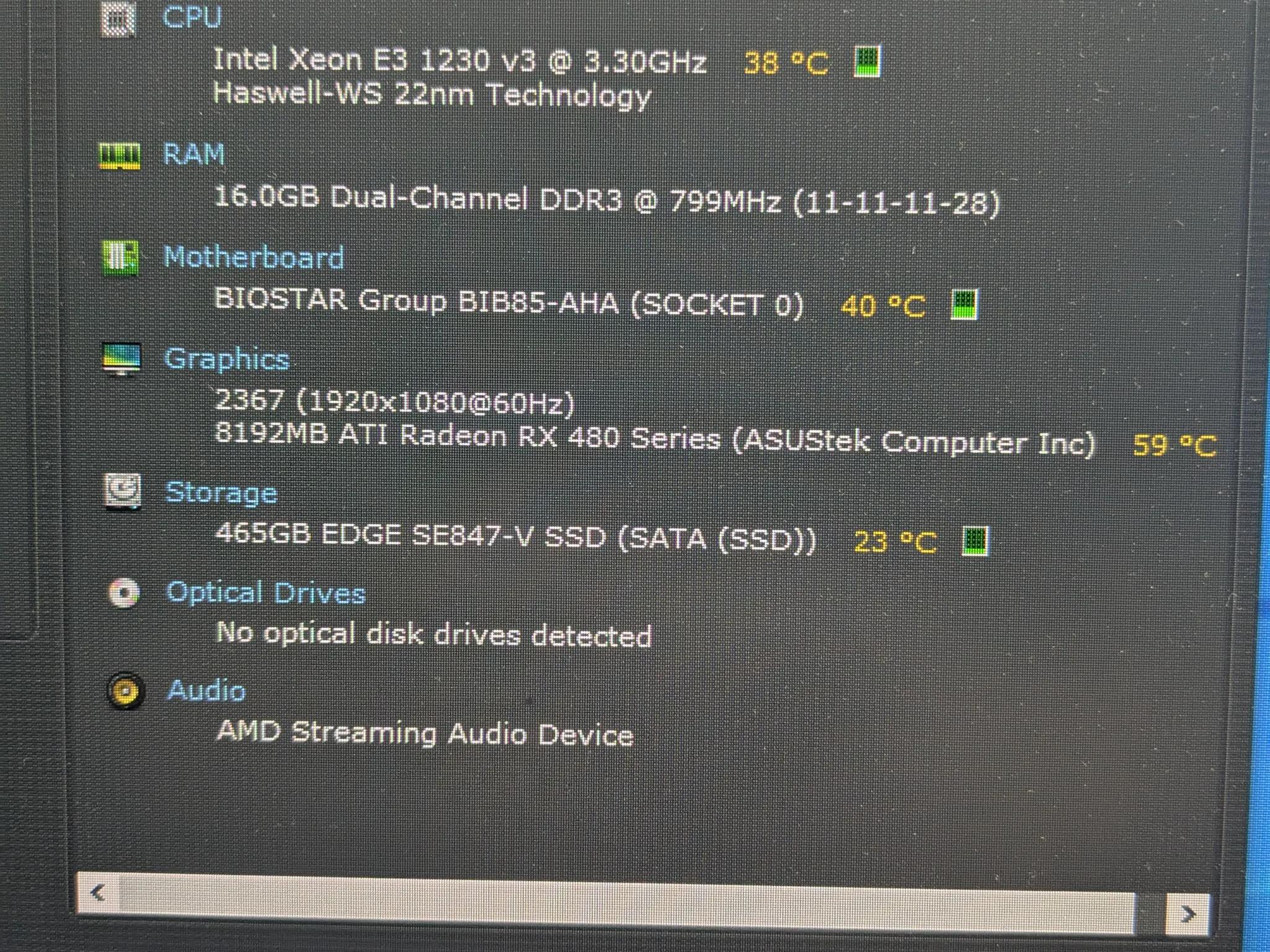 Marvel Rivals Ready | Xeon (same as i7) , 16GB RAM, RX 480 8GB, 500GB SSD, Win10, RGB, Wifi