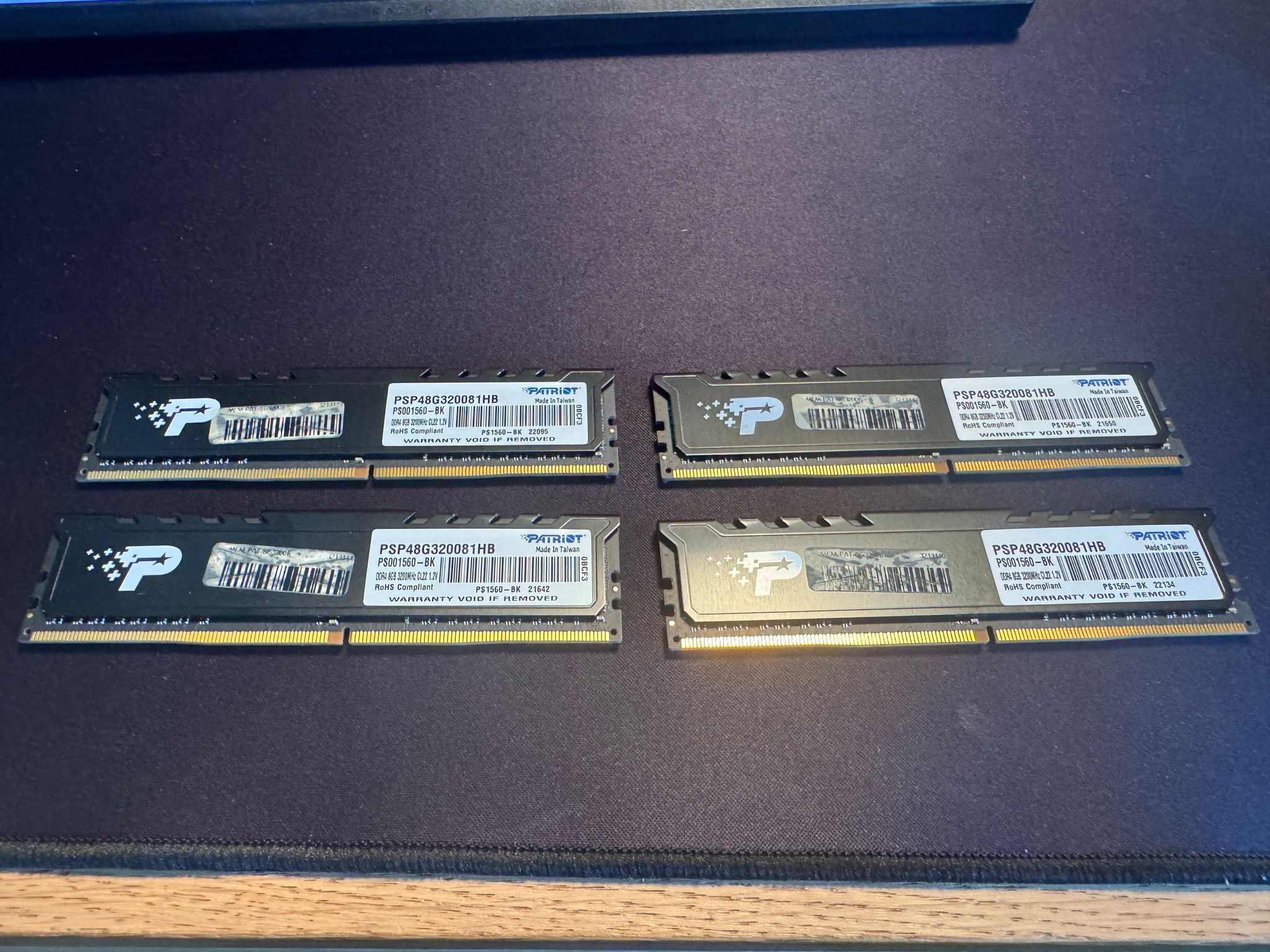 Patriot Signature Premium 32GB DDR4-3200 (4x8GB)