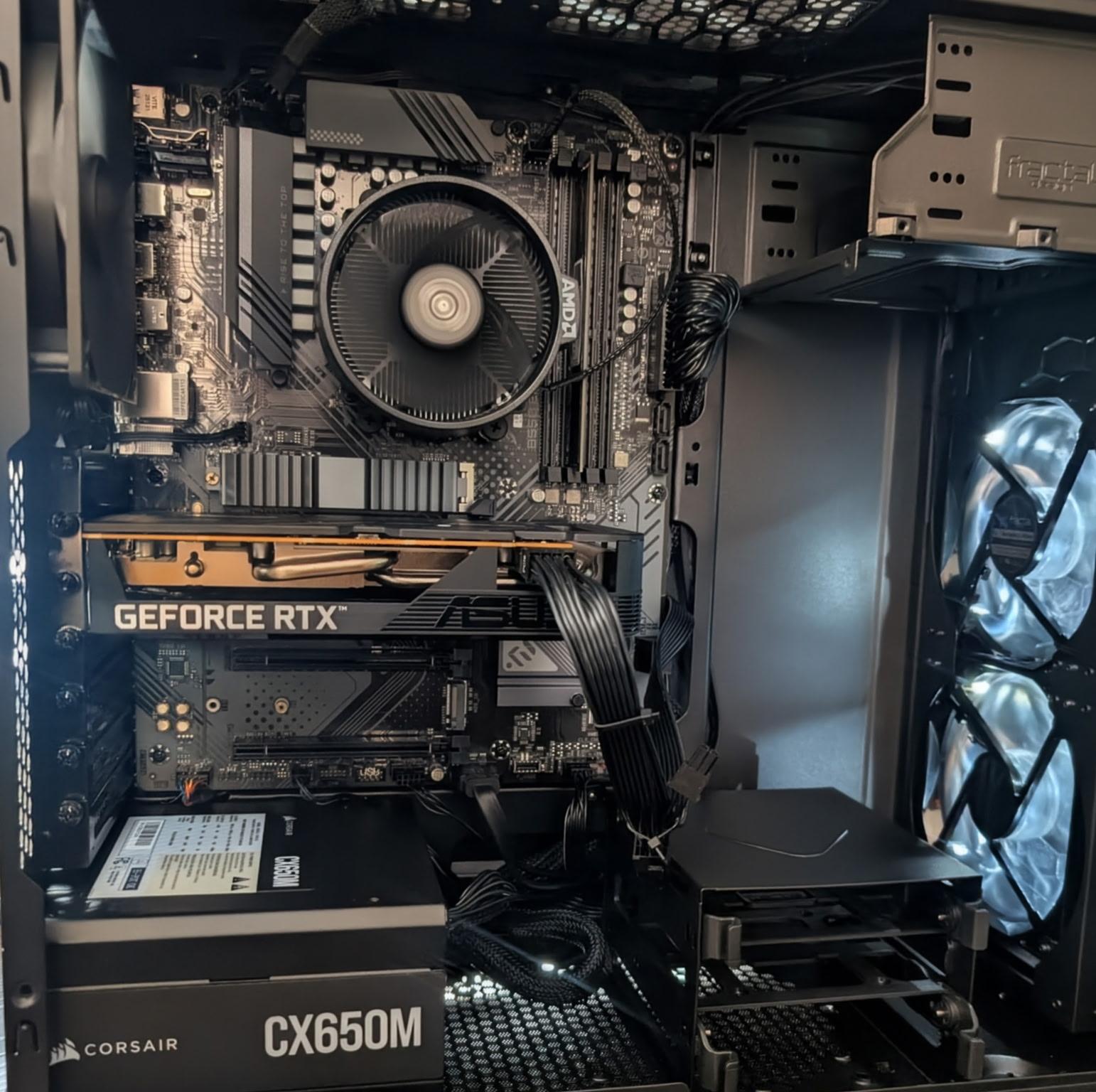 AMD Ryzen 5 5500 | RTX 5050 8GB | 16GB DDR4 | 1TB NVMe SSD | Custom Gaming PC | Windows 11 Home