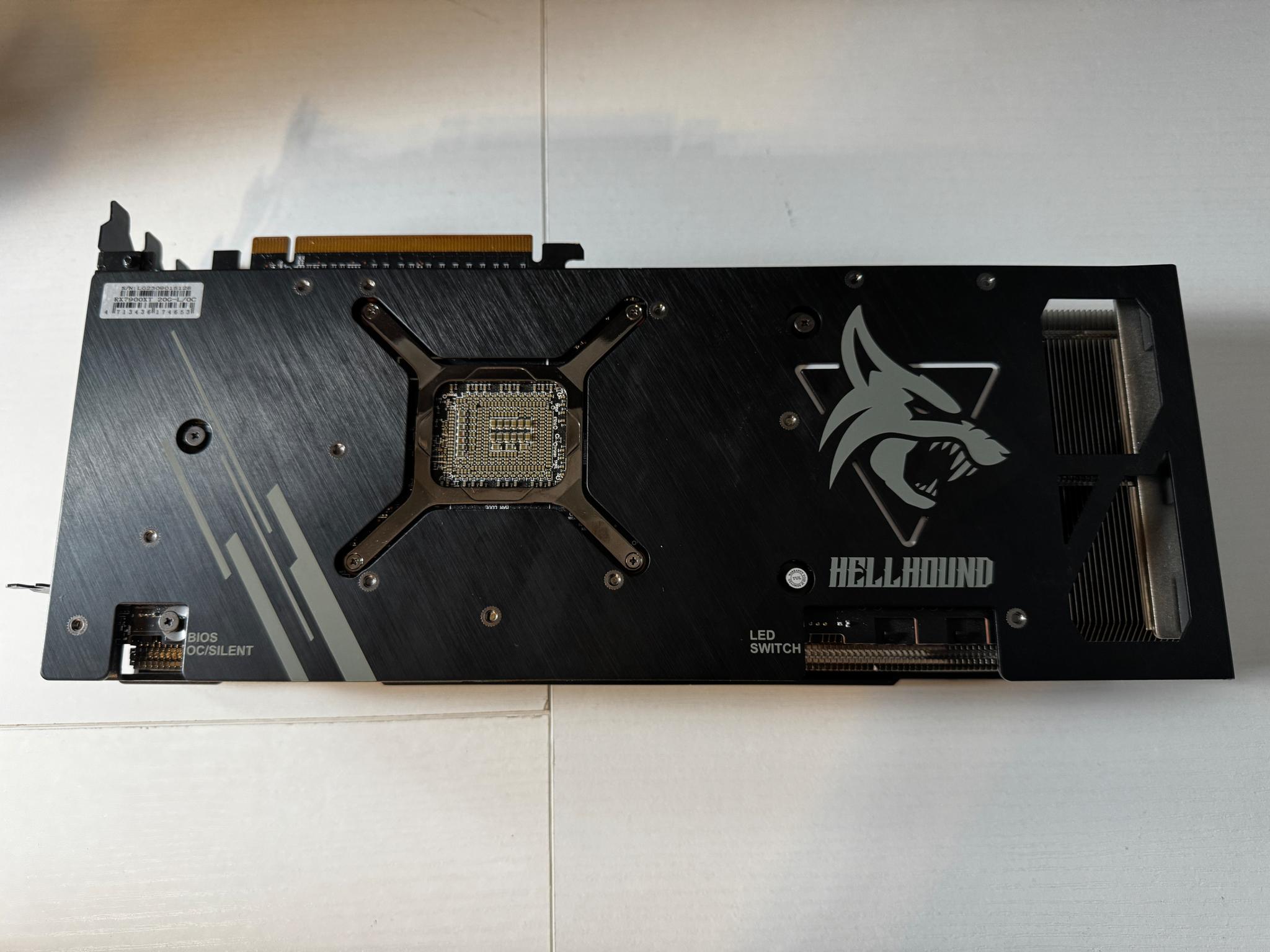 PowerColor Hellhound AMD Radeon RX 7900 XT OC 20GB GDDR6 Graphics Card LIKE NEW