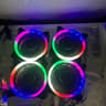 (4) Pack 120MM RGB Case Fans (Molex) 