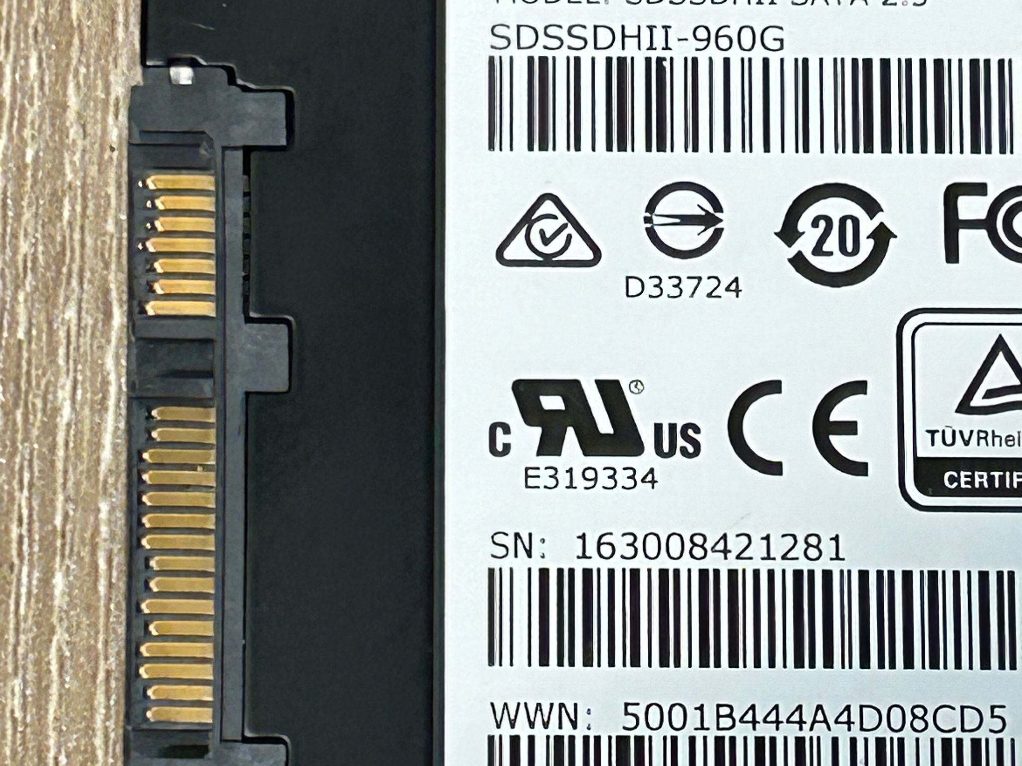 SANDISK ULTRA II SDSSDHII-960G SATA 2.5 960GB SSD SOLID STATE DRIVE