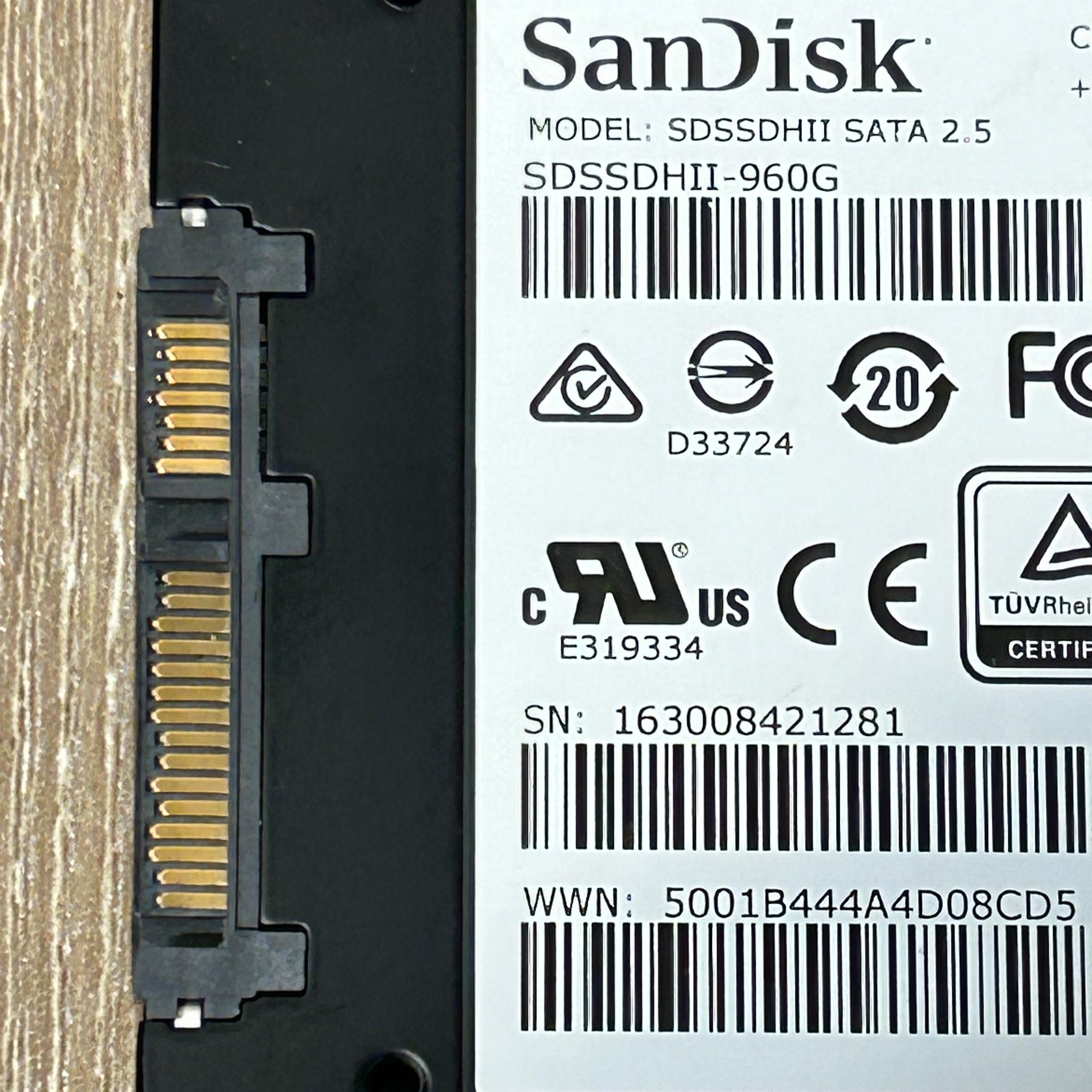 SANDISK ULTRA II SDSSDHII-960G SATA 2.5 960GB SSD SOLID STATE DRIVE
